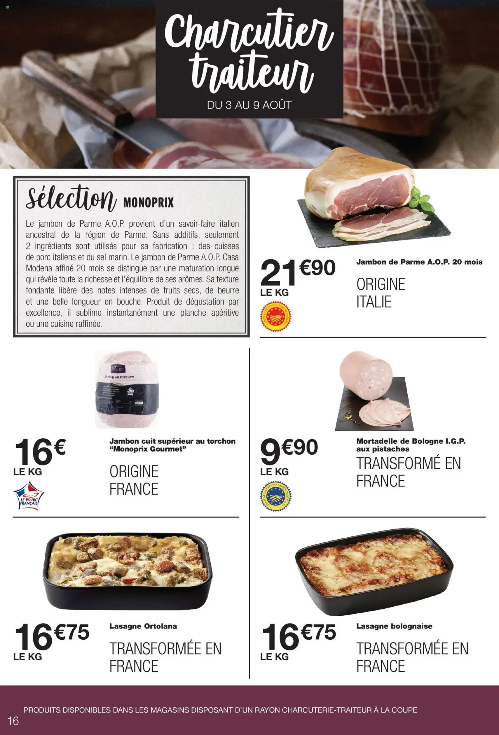 Monoprix catalogue - brochure valable à partir du 28/07/2026, page 16 sur 52