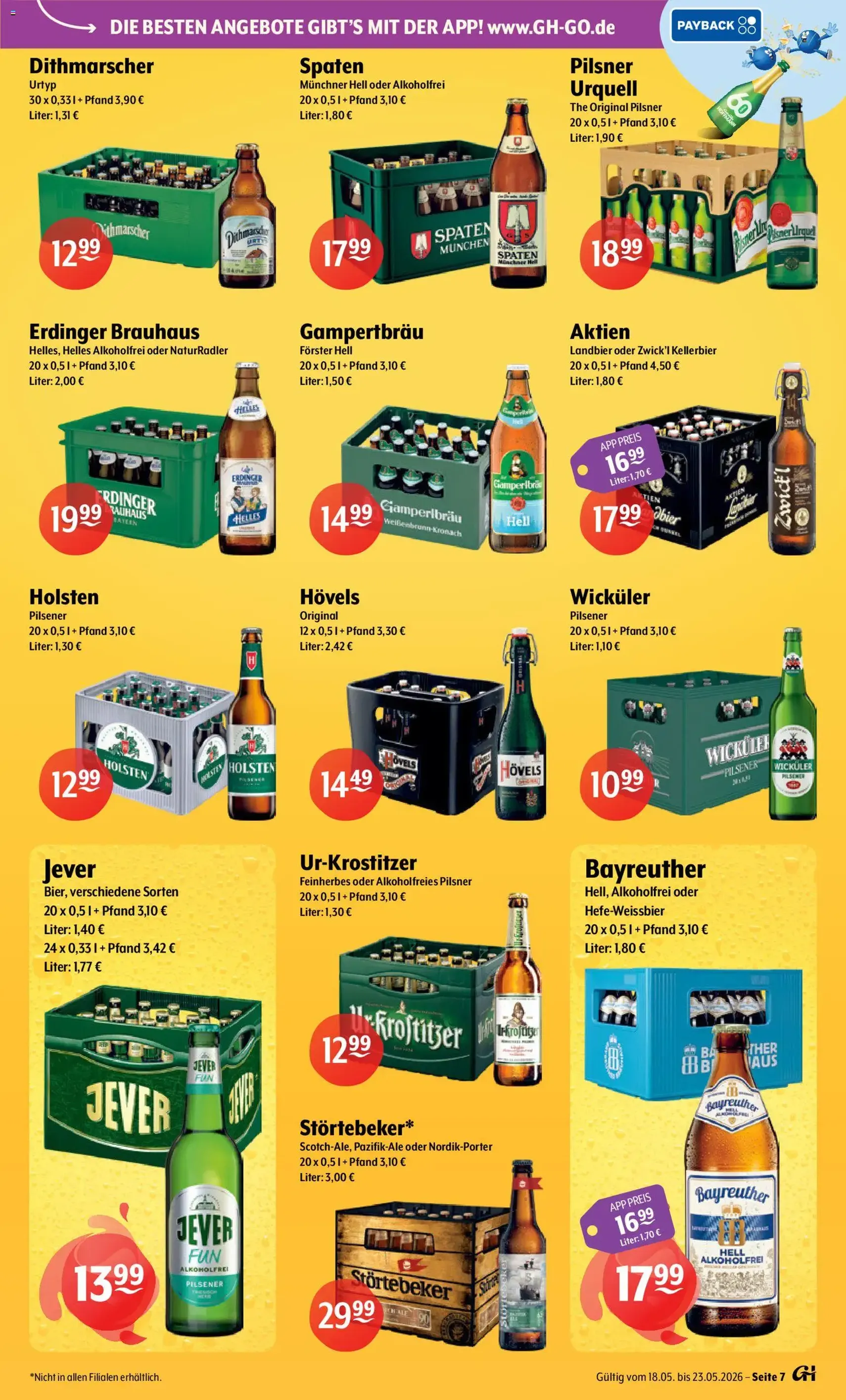 Trink und Spare Prospekt - Gültiger Prospekt ab 18.05.2026, Seite 7 von insgesamt 8