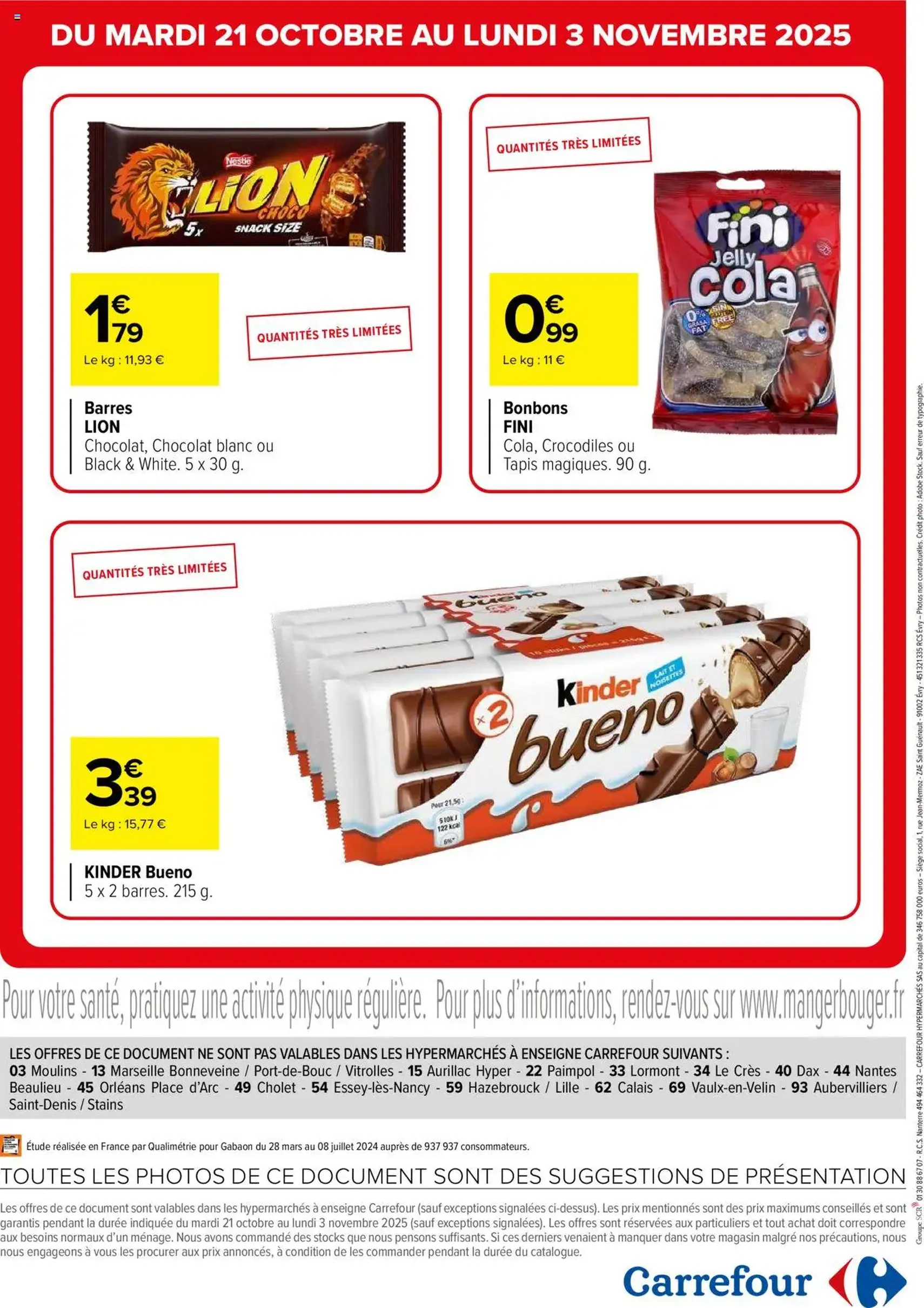 Carrefour catalogue Vos petits prix du moment - brochure valable à partir du 21/10/2025, page 5 sur 5 Carrefour catalogue Vos petits prix du moment - brochure valable à partir du 21/10/2025, page 5 sur 5