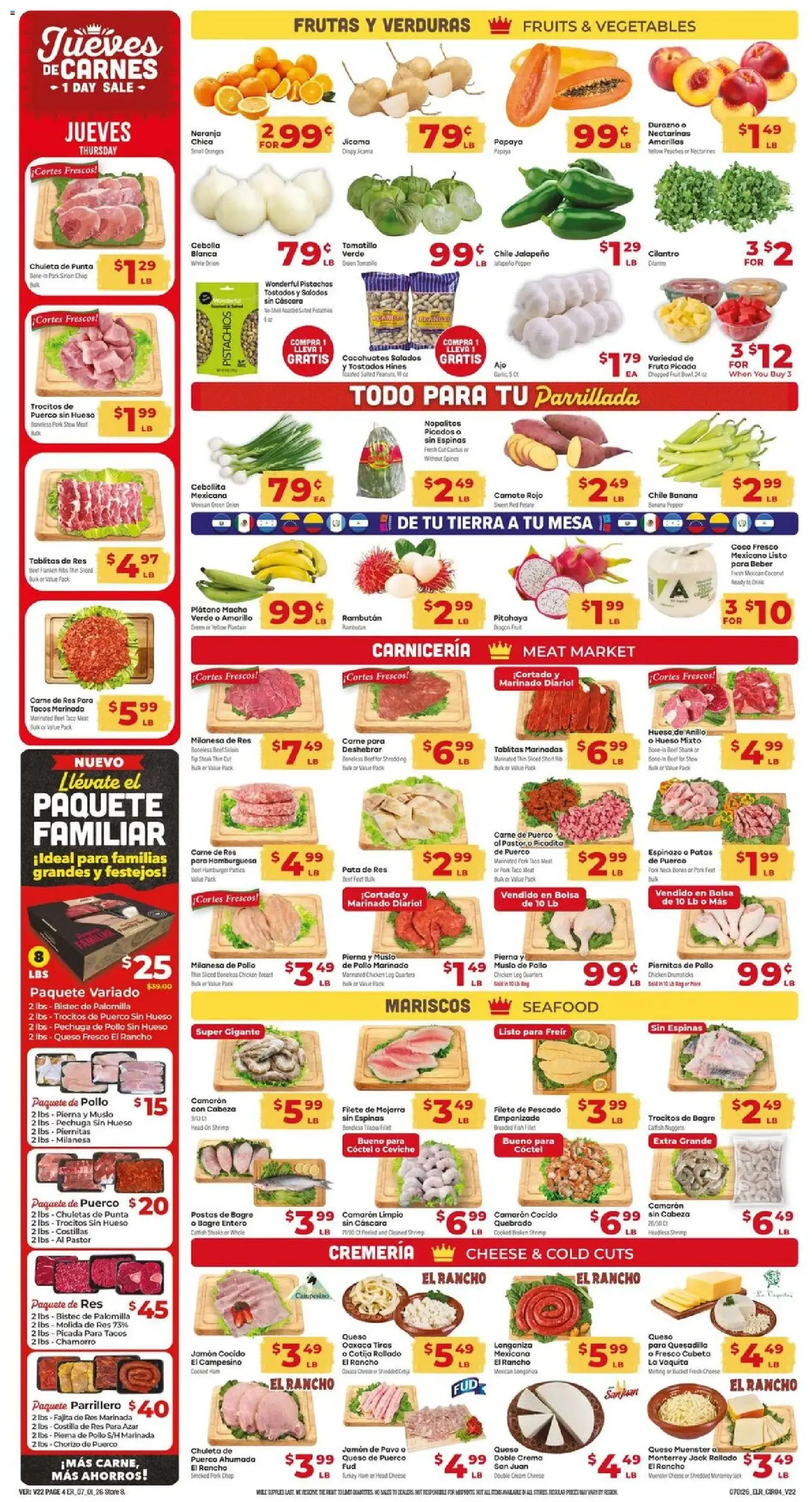 El Rancho Weekly Ad - valid flyer from 07/01/2026, page 4 of 4