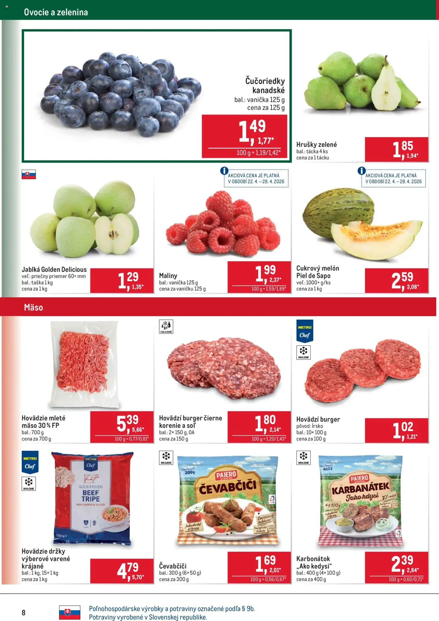 Metro leták - platný leták od 22.04.2026 strana 8 z 40