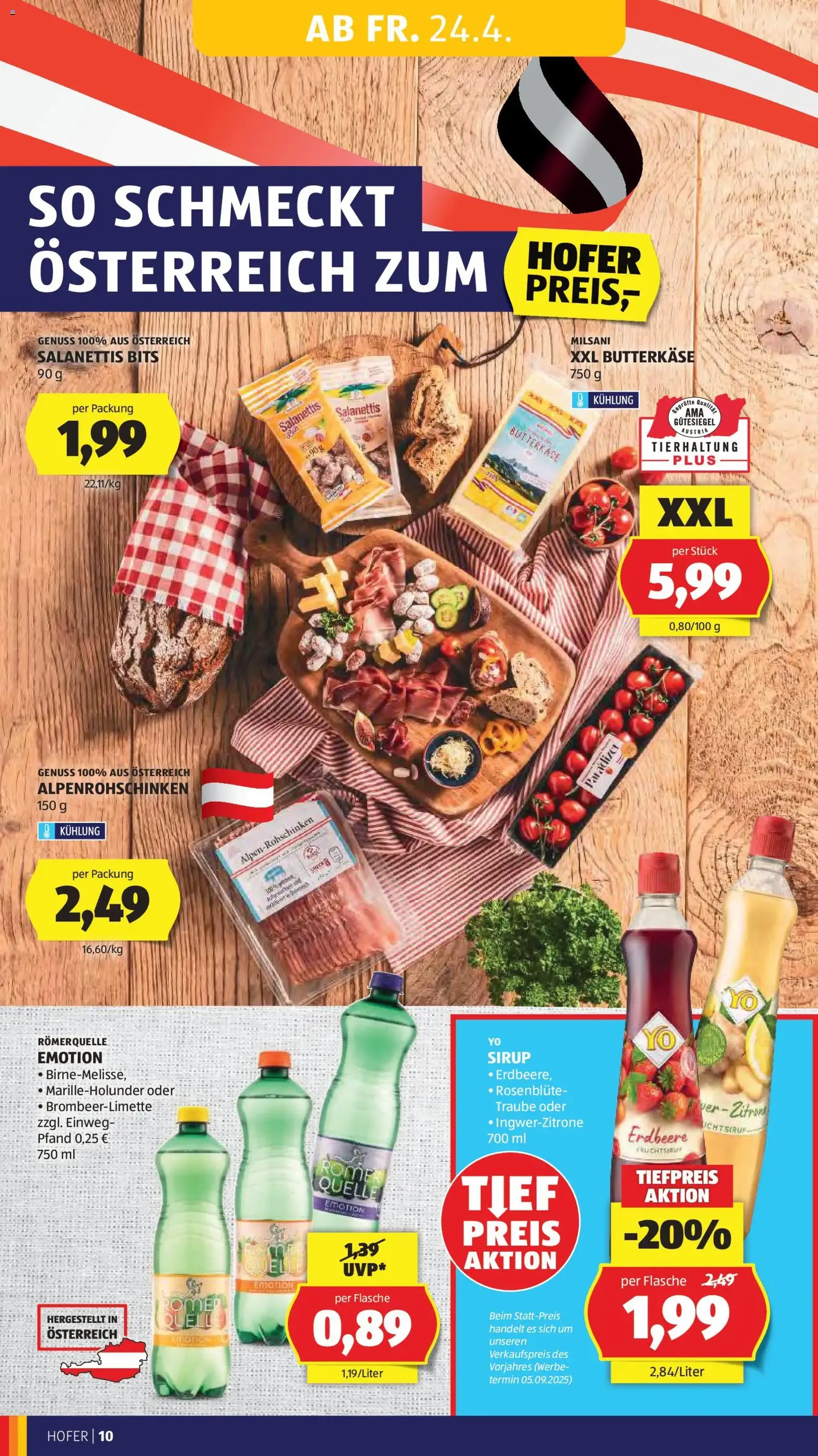 Hofer Flugblatt - Gültiger Prospekt ab 22.04.2026, Seite 12 von insgesamt 41