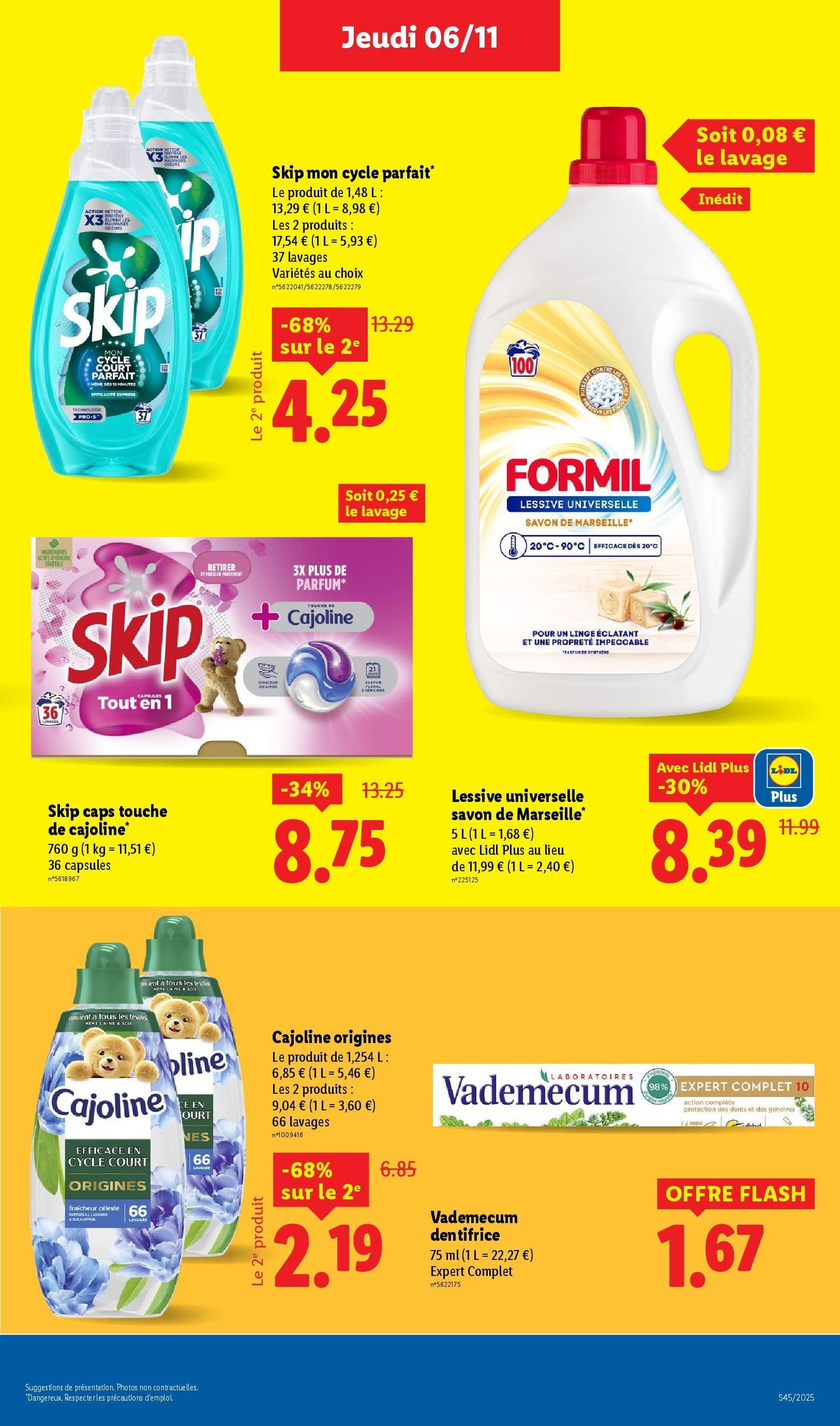 LIDL catalogue semaine 45 - brochure valable à partir du 06/11/2025, page 19 sur 95