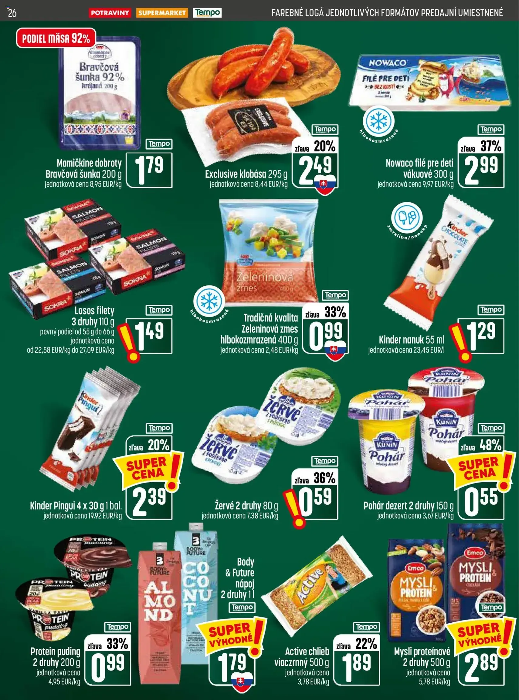 COOP Jednota leták - platný leták od 13.08.2026 strana 26 z 28