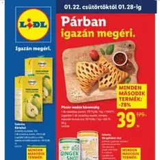 Lidl Akciós újság - szórólap előnézete érvényes 2026.01.22. -tól