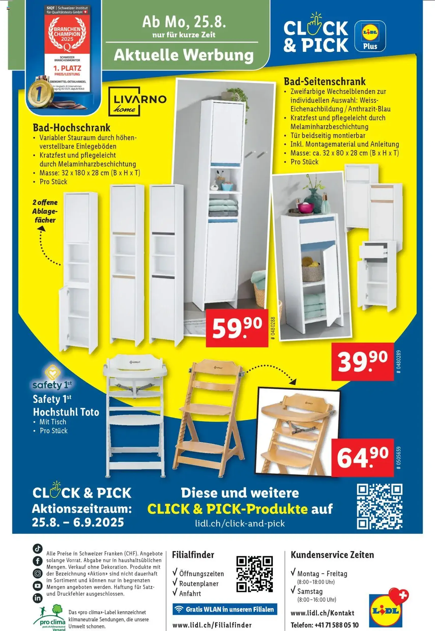 Lidl Aktionen - Gültiger Prospekt ab 21.08.2025, Seite 34 von insgesamt 34