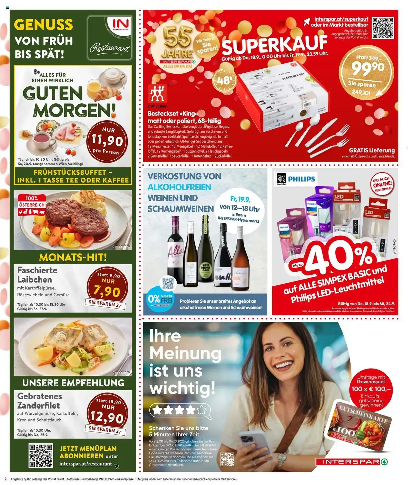 Interspar Flugblatt - Gültiger Prospekt ab 18.09.2025, Seite 2 von insgesamt 16