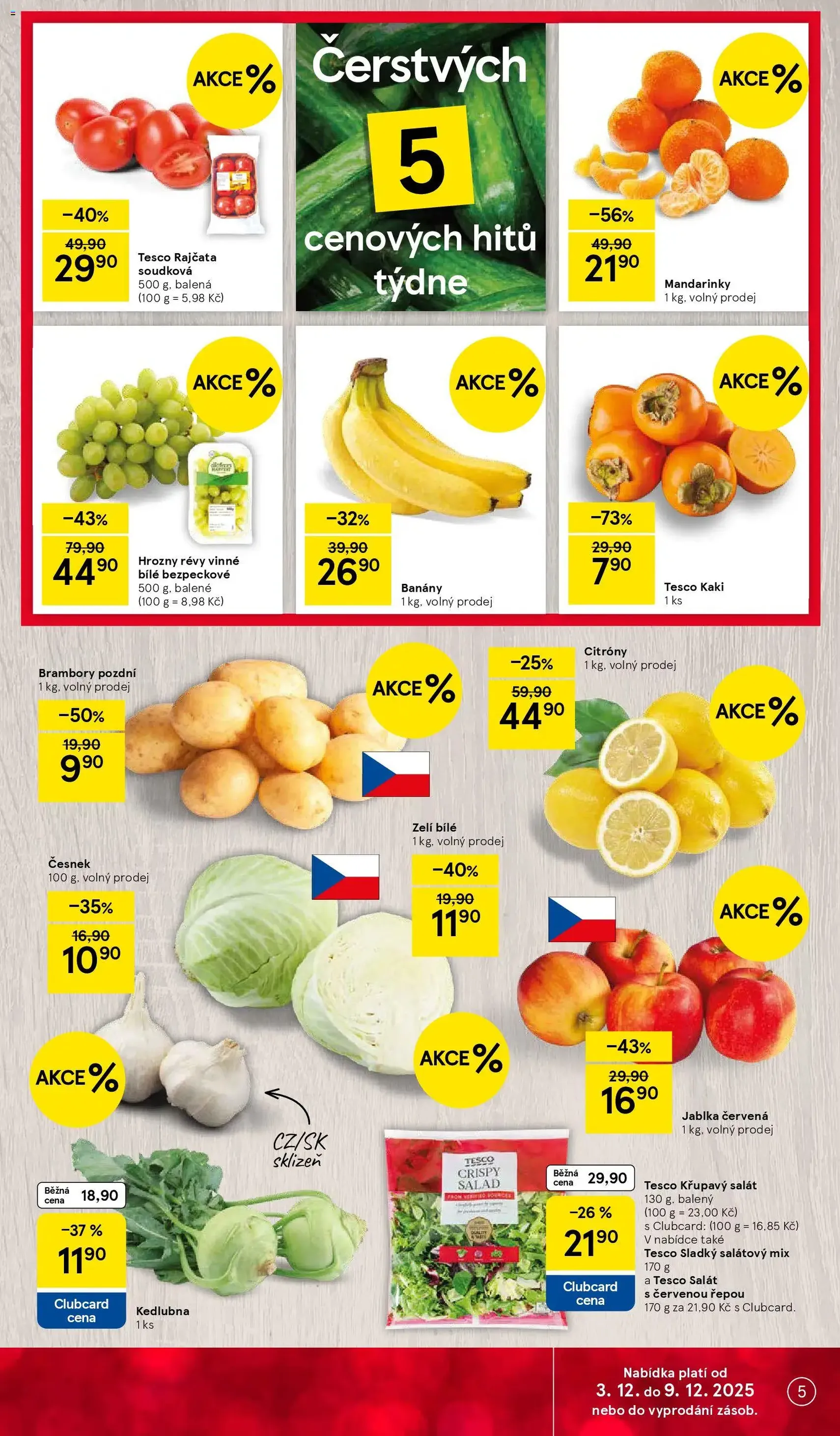 Tesco leták - Hypermarket - platný leták od 03.12.2025 strana 5 z 44
