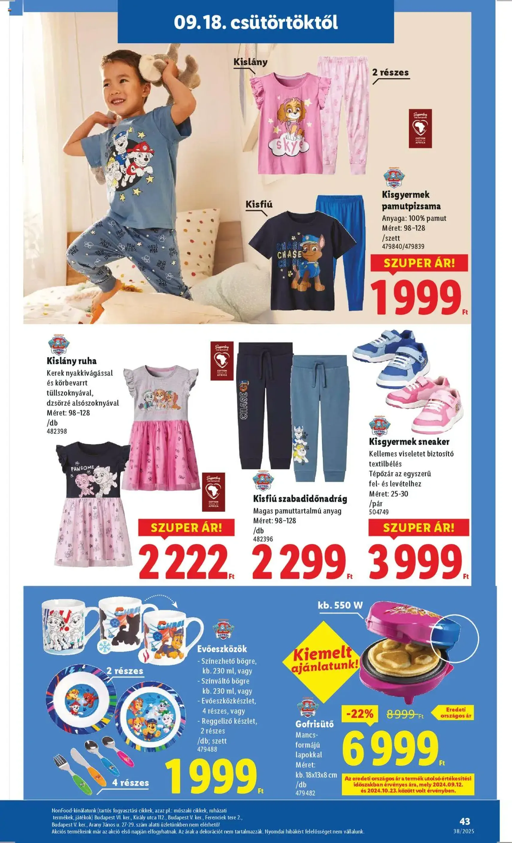 Lidl Akciós újság - 2025.09.18. érvényes szórólap 43 oldal 74 oldalból