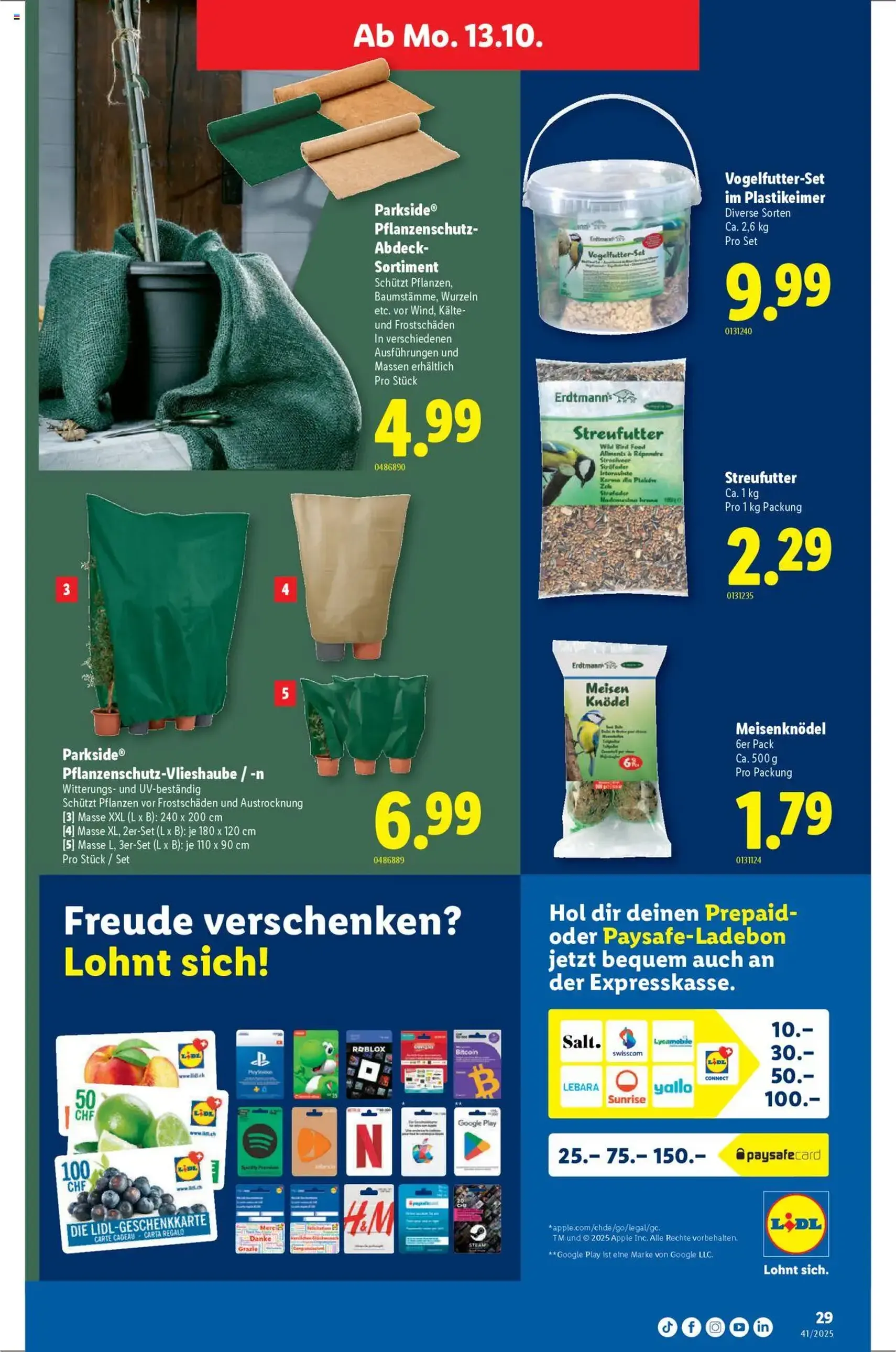Lidl Aktionen - Gültiger Prospekt ab 09.10.2025, Seite 29 von insgesamt 32