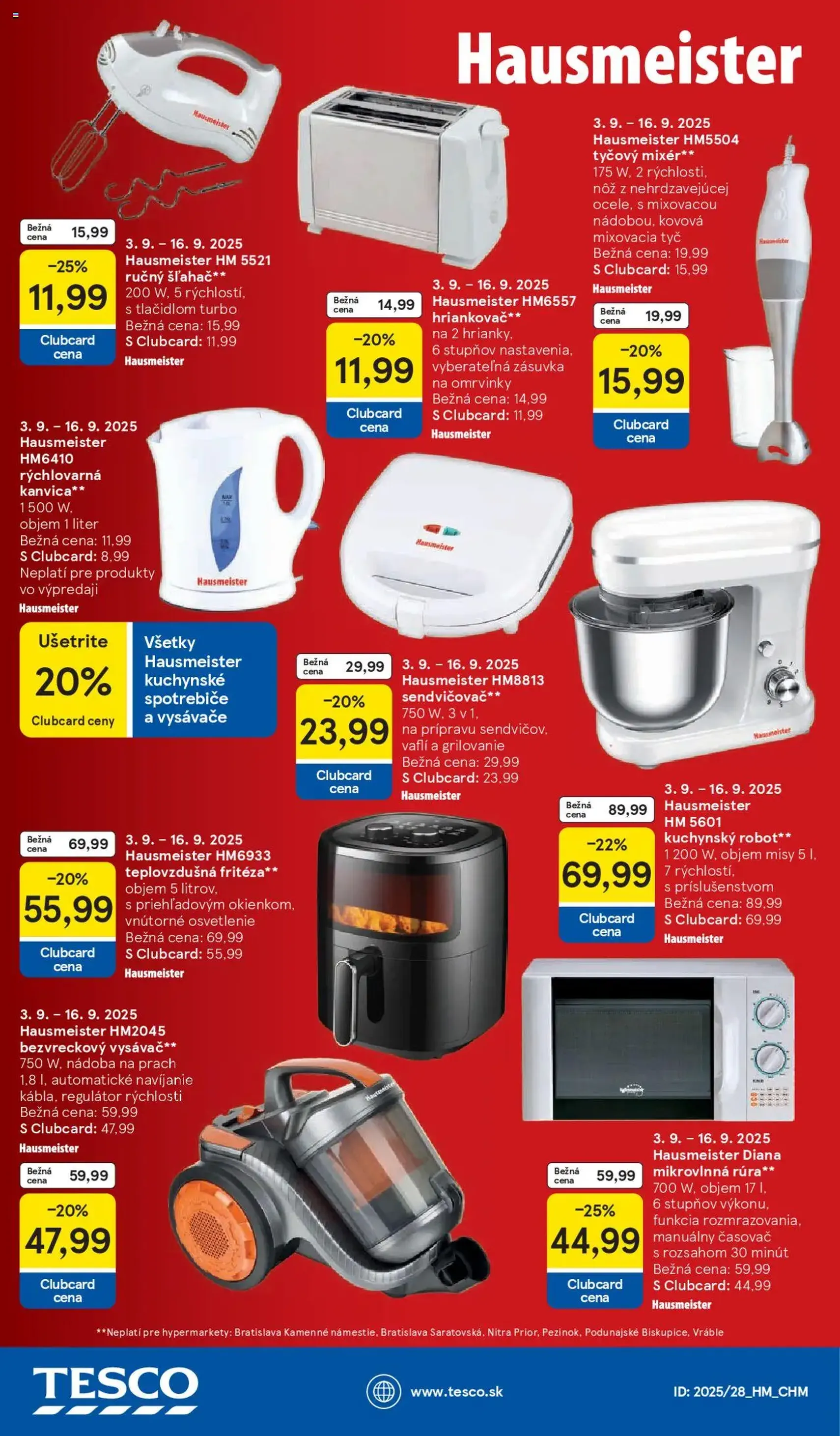 Tesco Hypermarket - leták - platný leták od 03.09.2025 strana 33 z 33 Tesco Hypermarket - leták - platný leták od 03.09.2025 strana 33 z 33