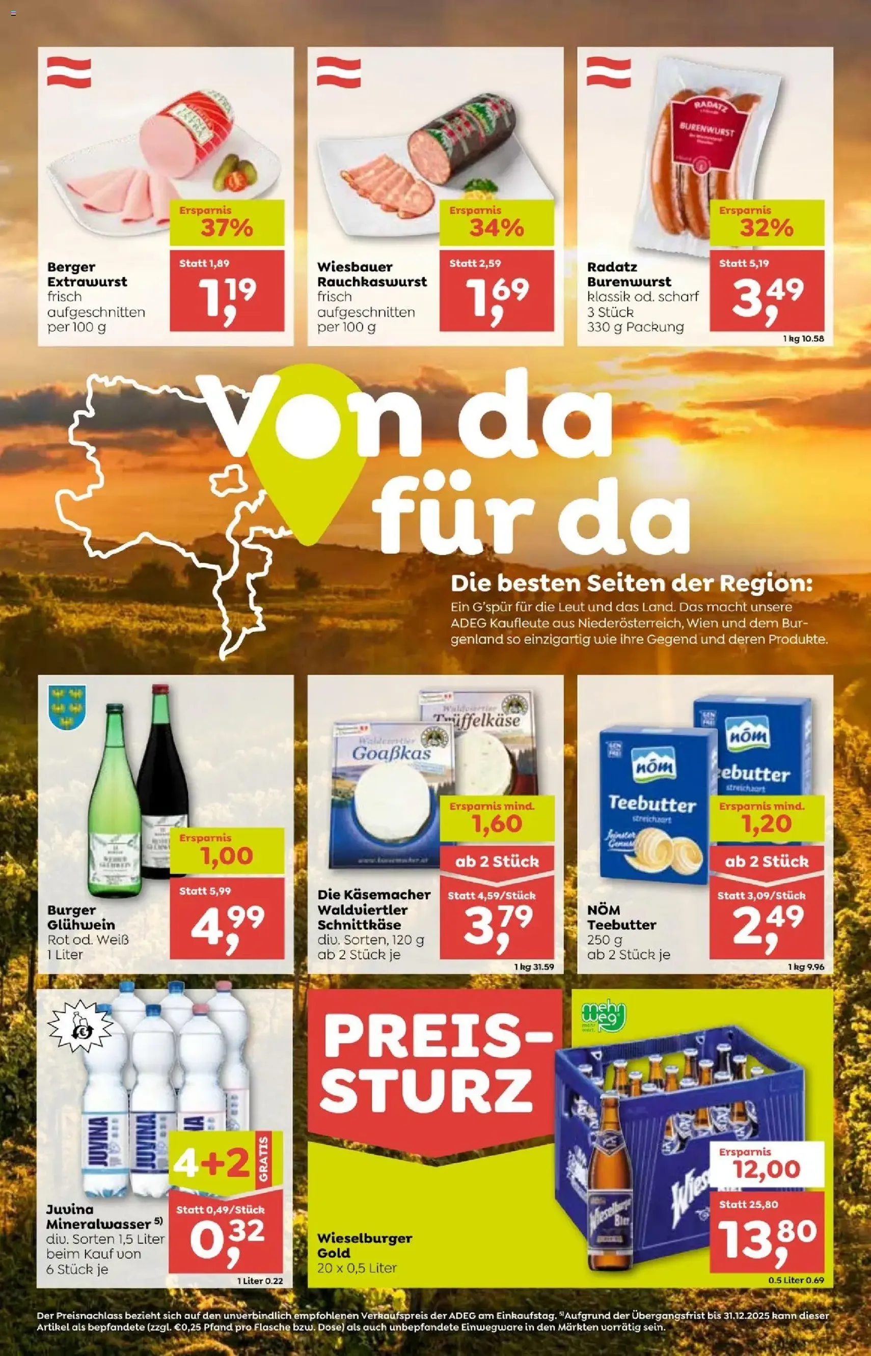 ADEG Flugblatt - Gültiger Prospekt ab 20.11.2025, Seite 6 von insgesamt 12