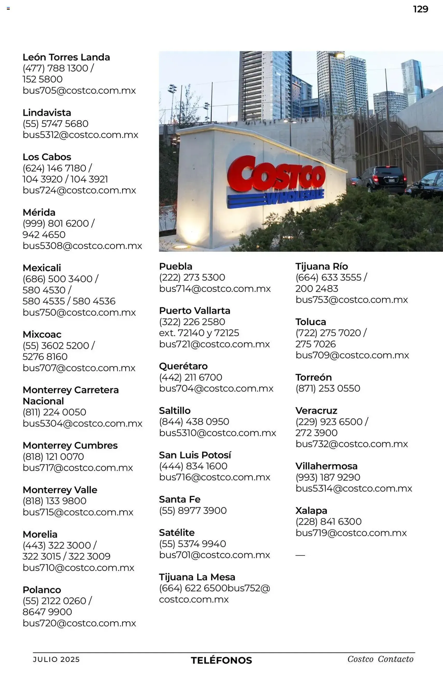 Costco catálogo Julio - folleto válido desde 07/07/2025 página 129 de 130 Costco catálogo Julio - folleto válido desde 07/07/2025 página 129 de 130