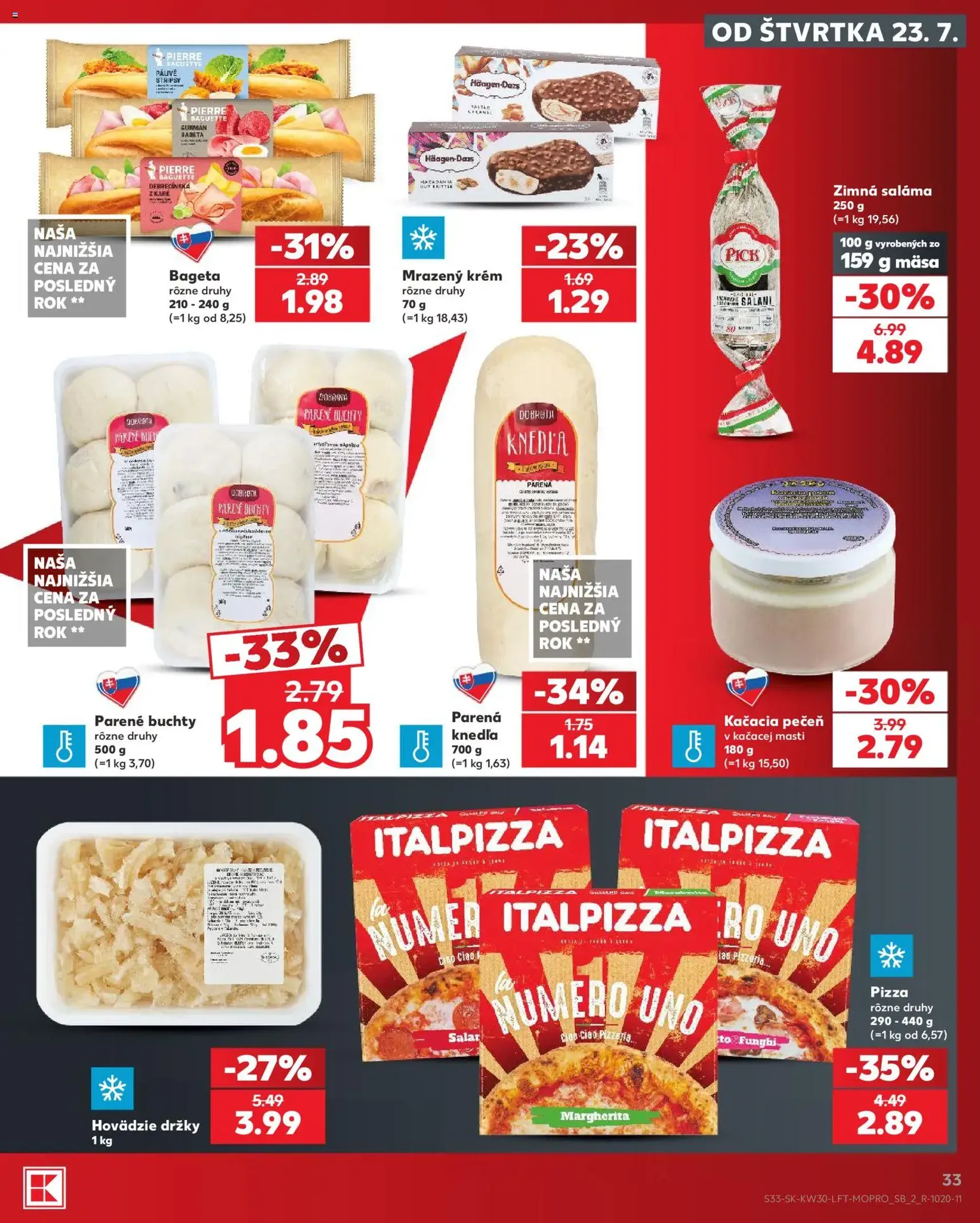 Kaufland leták - platný leták od 23.07.2026 strana 33 z 74