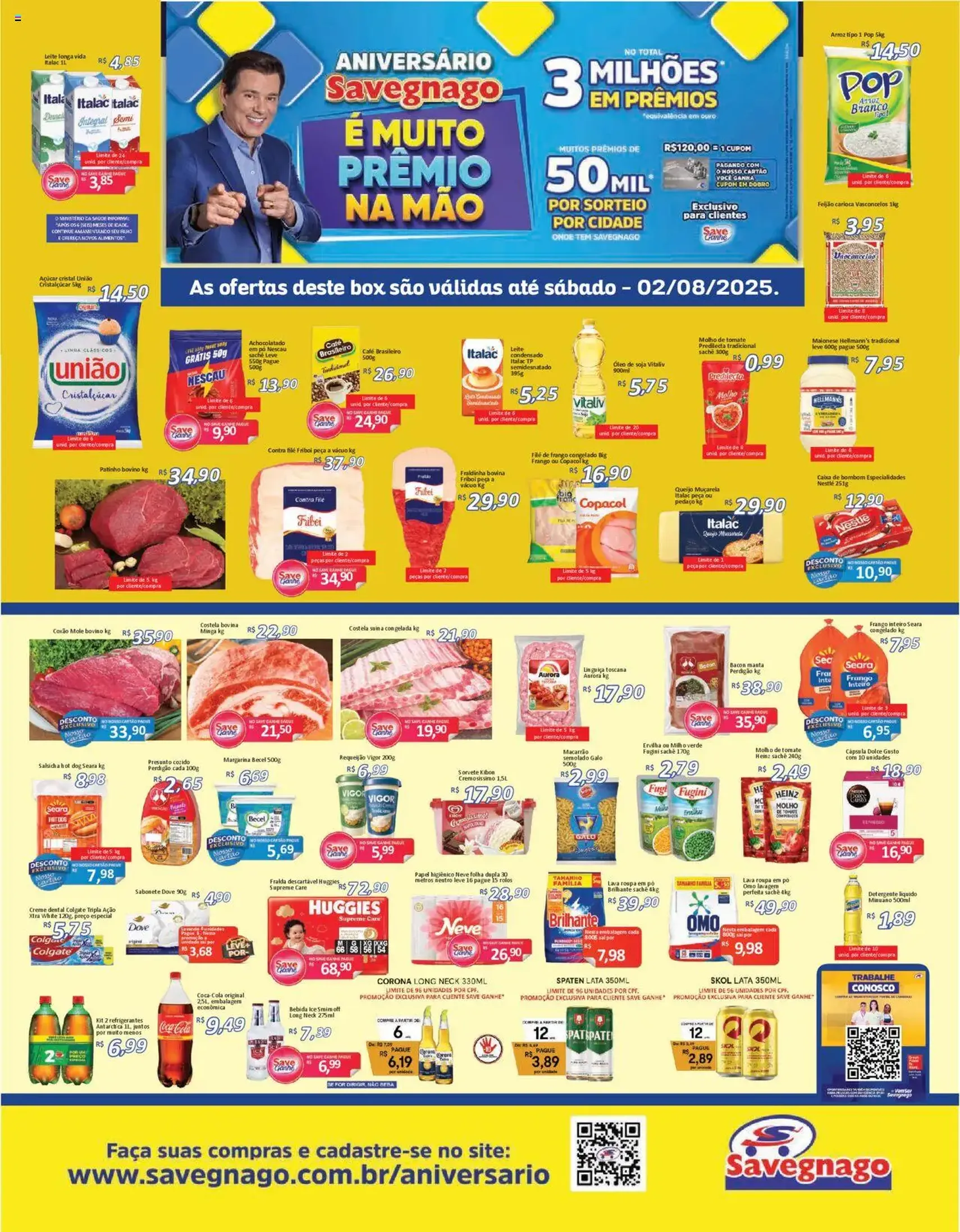 Savegnago - Ofertas da semana - folheto válido a partir de 31/07/2025 página 1 de 4