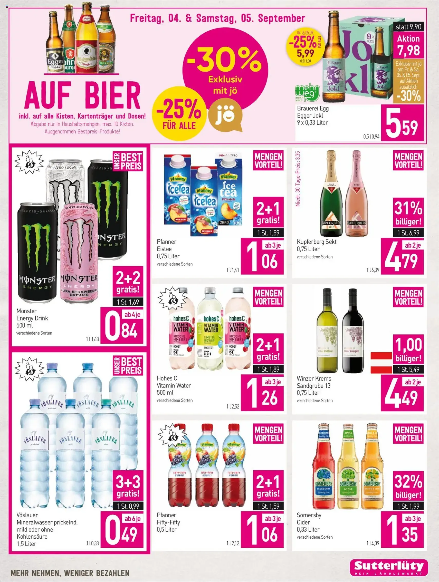 Sutterlüty Flugblatt - Gültiger Prospekt ab 03.09.2026, Seite 13 von insgesamt 16