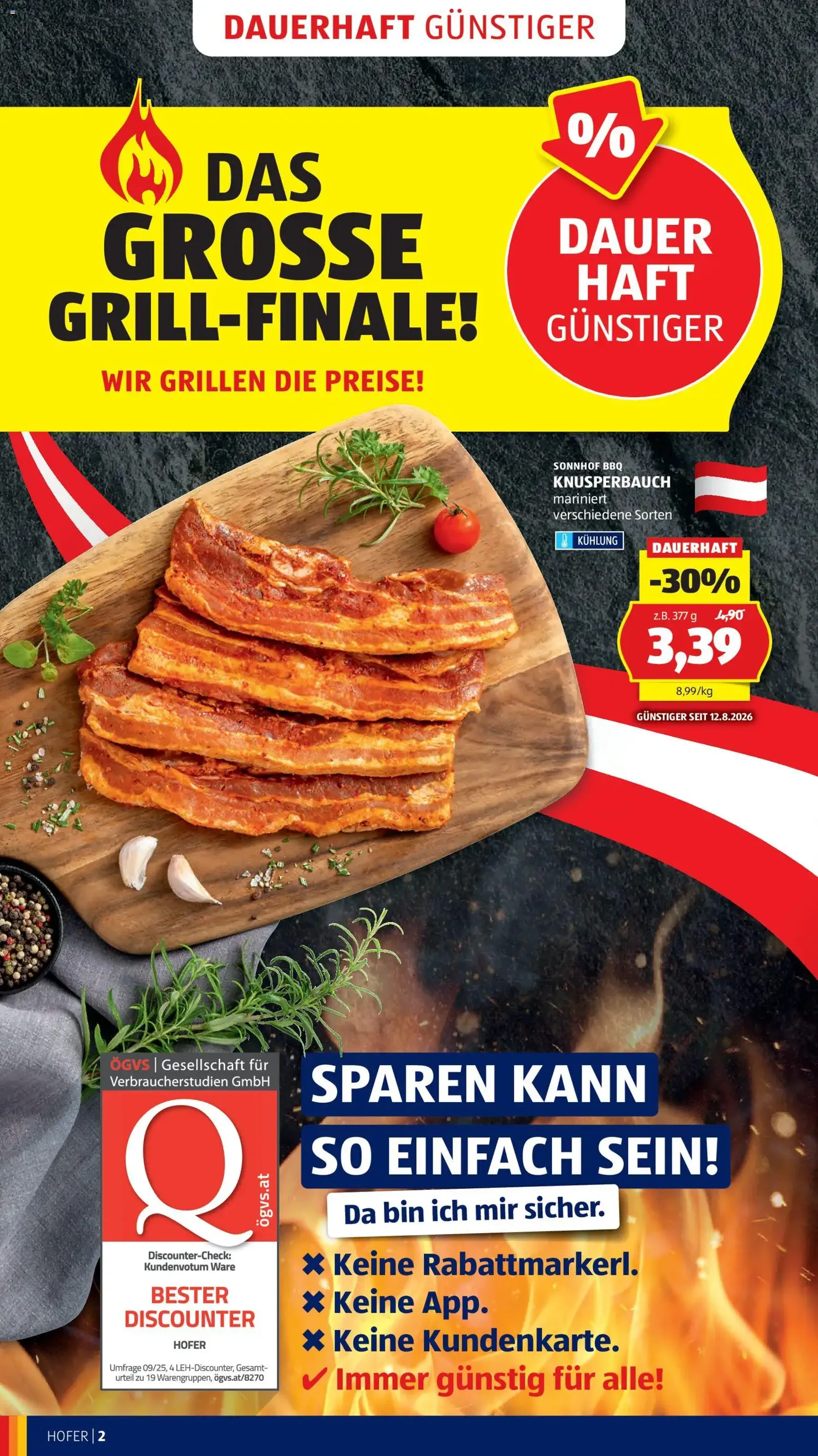 Hofer Flugblatt - Gültiger Prospekt ab 12.08.2026, Seite 4 von insgesamt 48