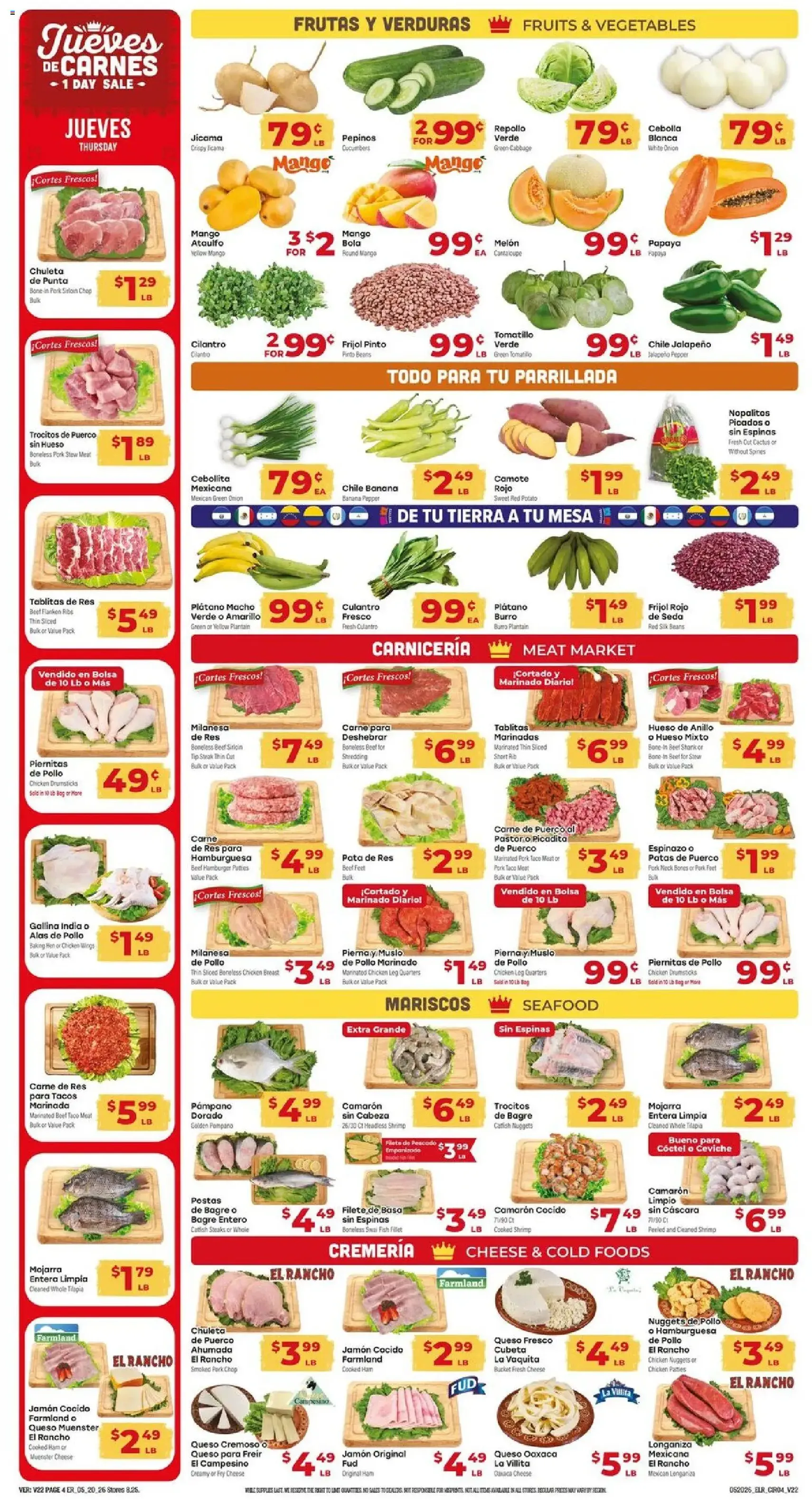 El Rancho Weekly Ad - valid flyer from 05/20/2026, page 4 of 4
