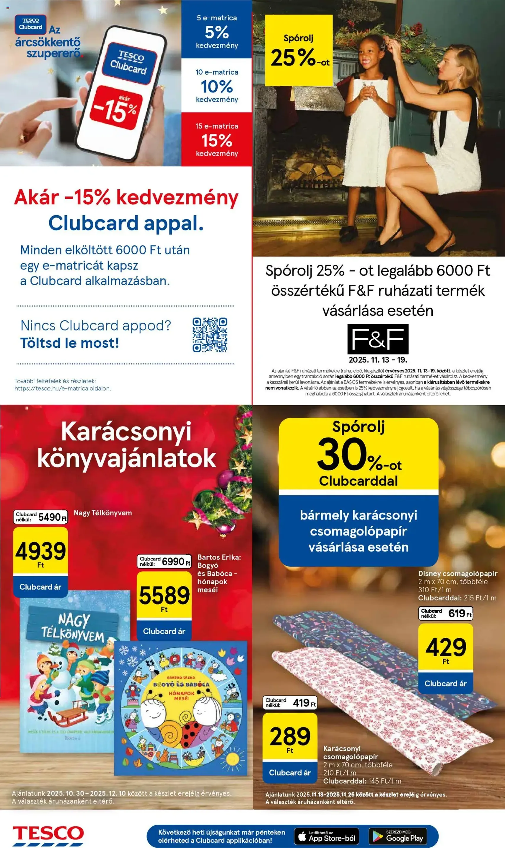 Tesco Hipermarket - Akciós újság - 2025.11.13. érvényes szórólap 16 oldal 38 oldalból