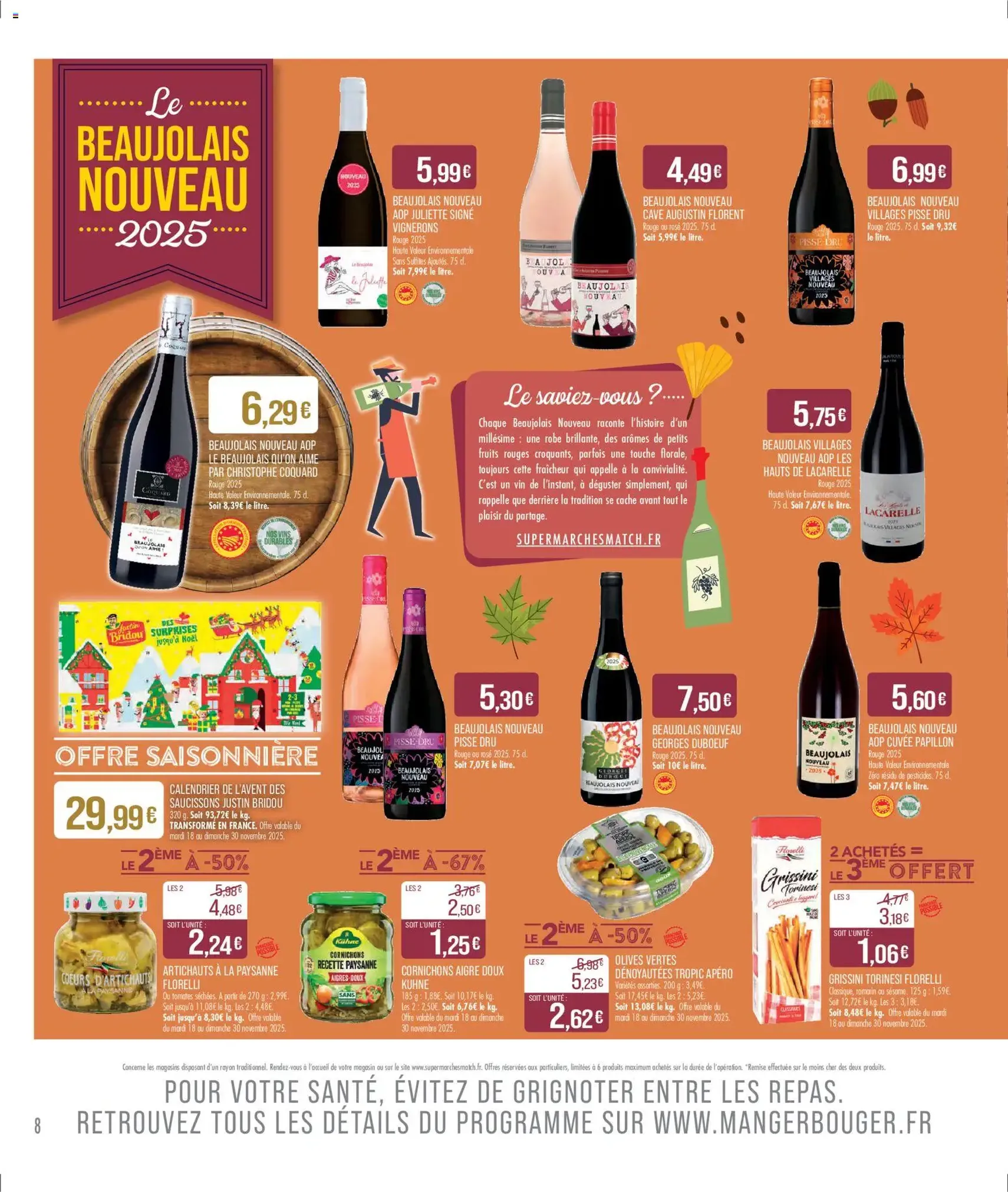 Match Supermarché catalogue - brochure valable à partir du 18/11/2025, page 8 sur 20