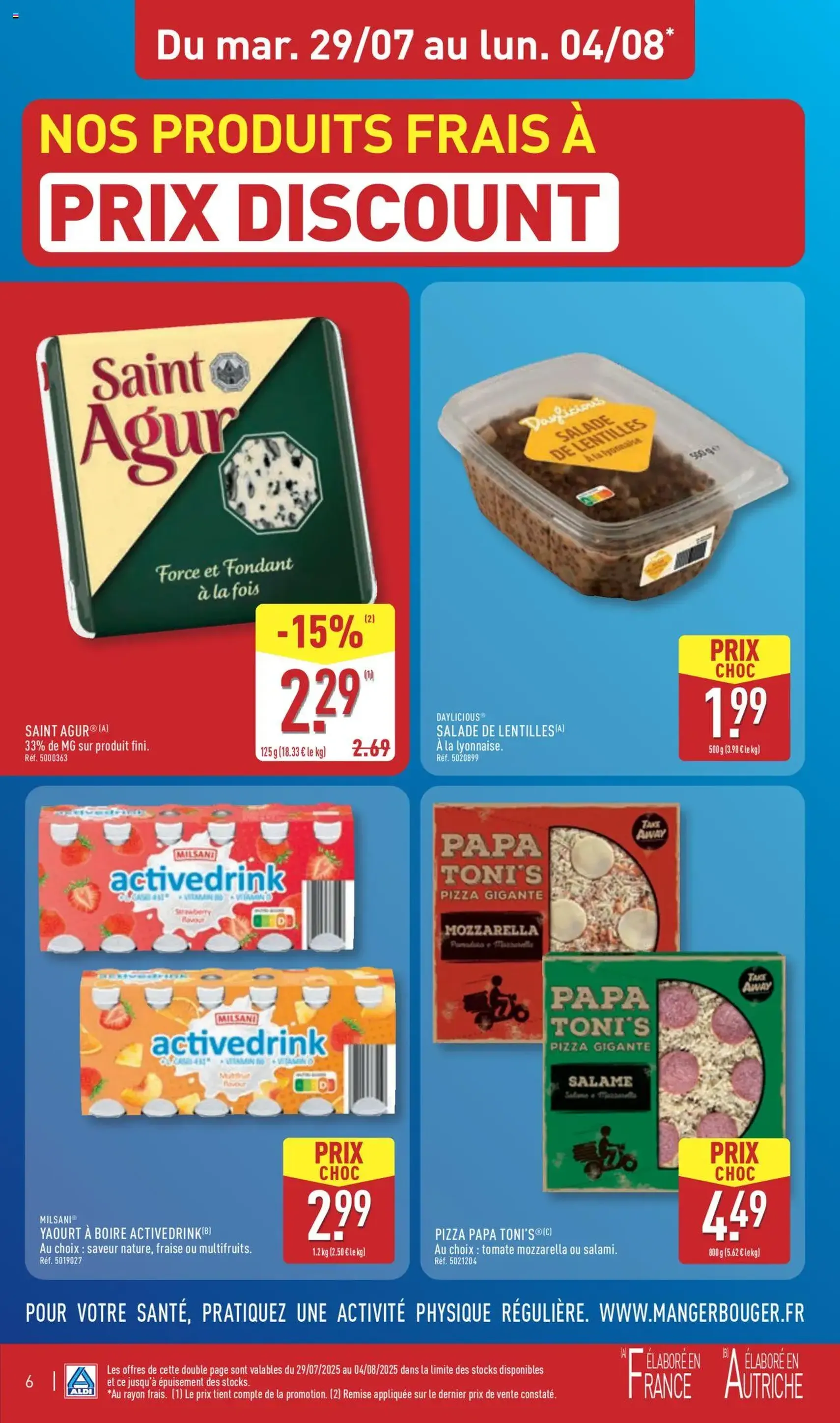 Aldi catalogue de la semaine 31 - brochure valable à partir du 29/07/2025, page 8 sur 50