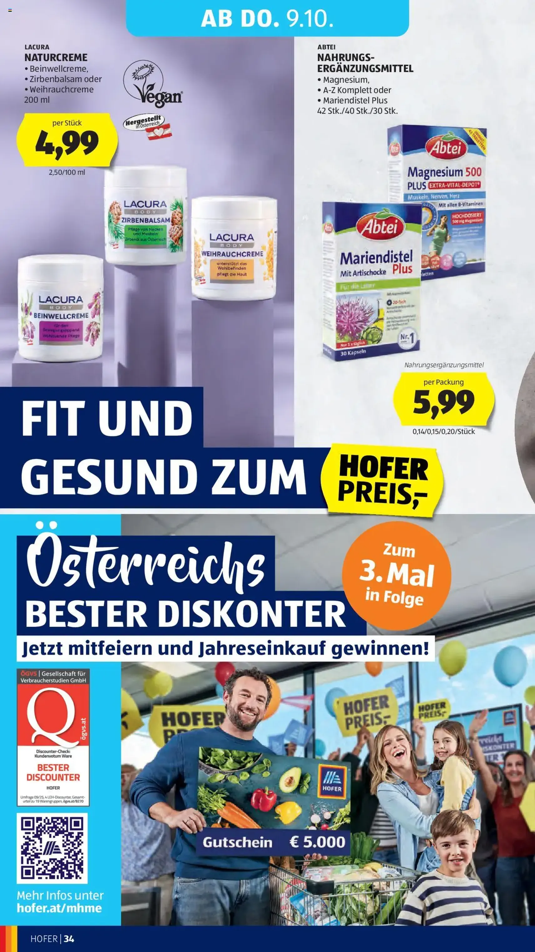 Hofer Flugblatt - Gültiger Prospekt ab 03.10.2025, Seite 38 von insgesamt 45