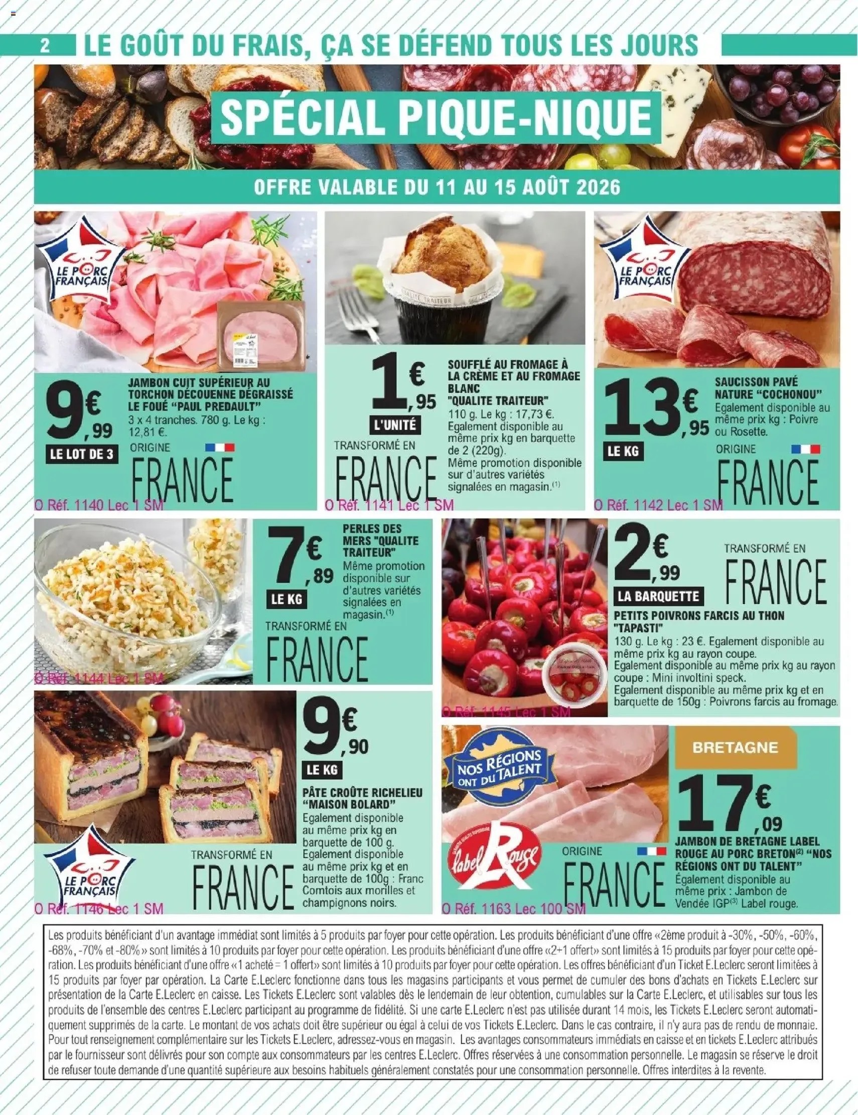 E.Leclerc catalogue - brochure valable à partir du 11/08/2026, page 2 sur 17