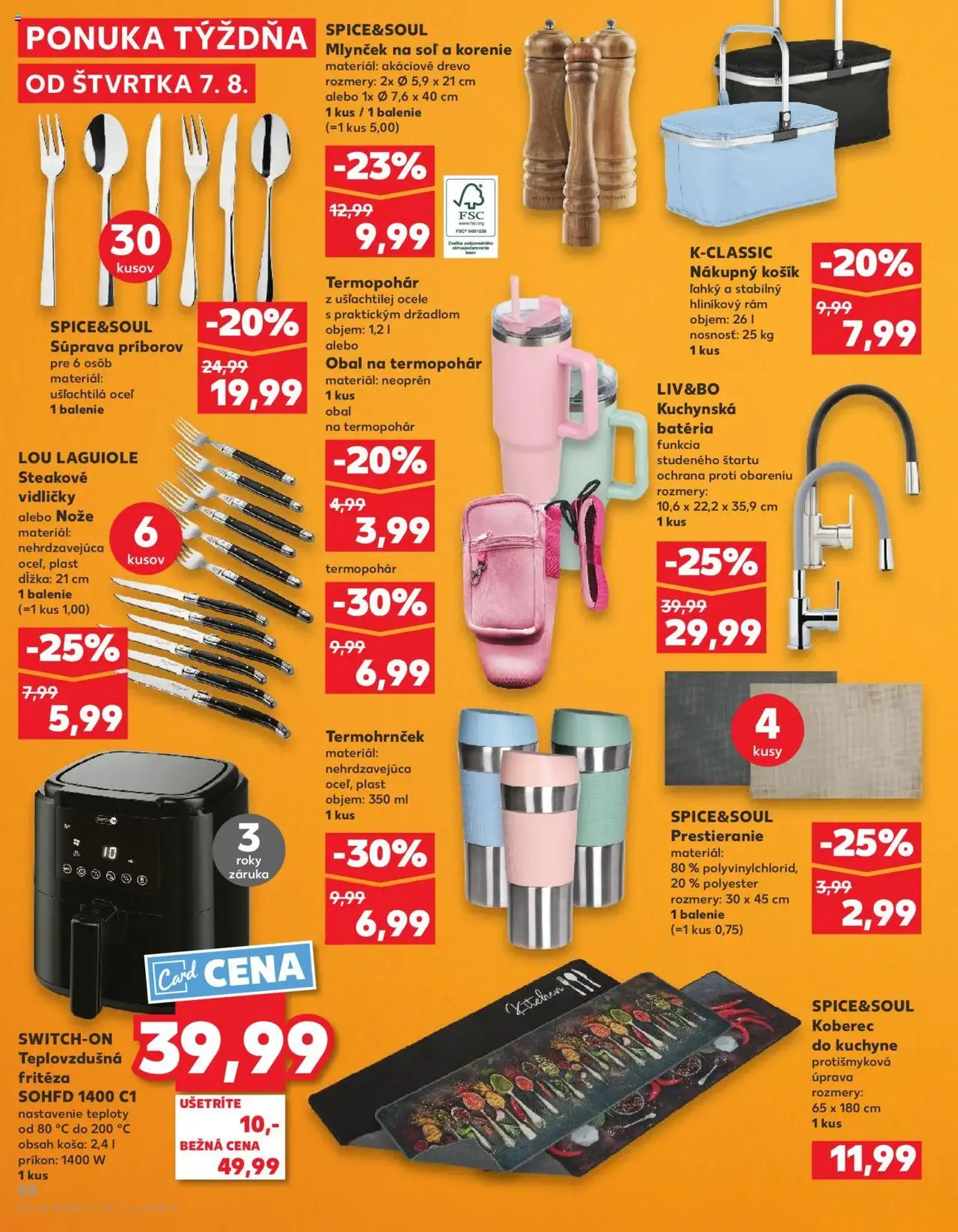 Kaufland SK Bratislava-Devínska Nová Ves - 2025.08.07. érvényes szórólap 62 oldal 78 oldalból Kaufland SK Bratislava-Devínska Nová Ves - 2025.08.07. érvényes szórólap 62 oldal 78 oldalból