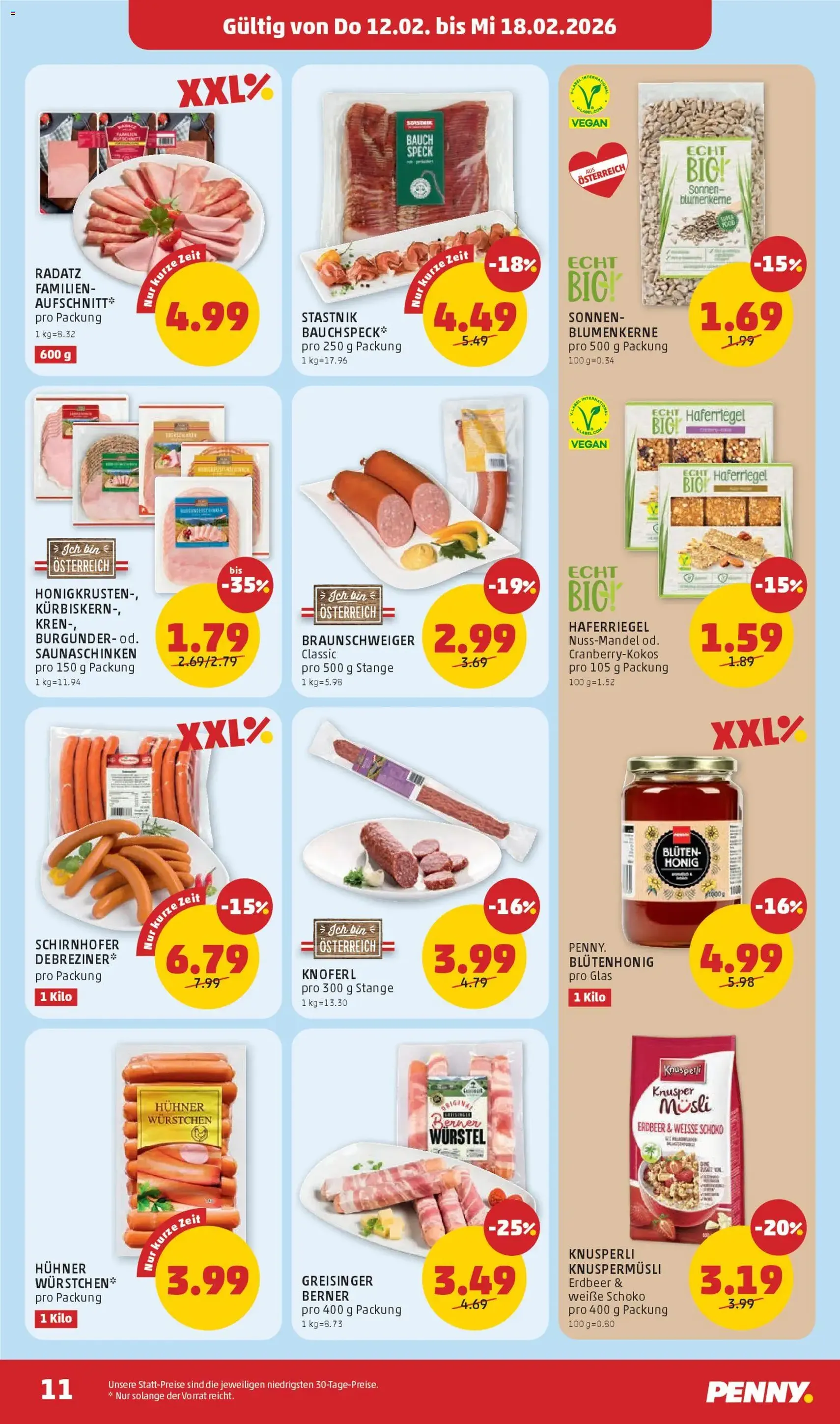 Penny Markt Flugblatt - Gültiger Prospekt ab 12.02.2026, Seite 11 von insgesamt 32