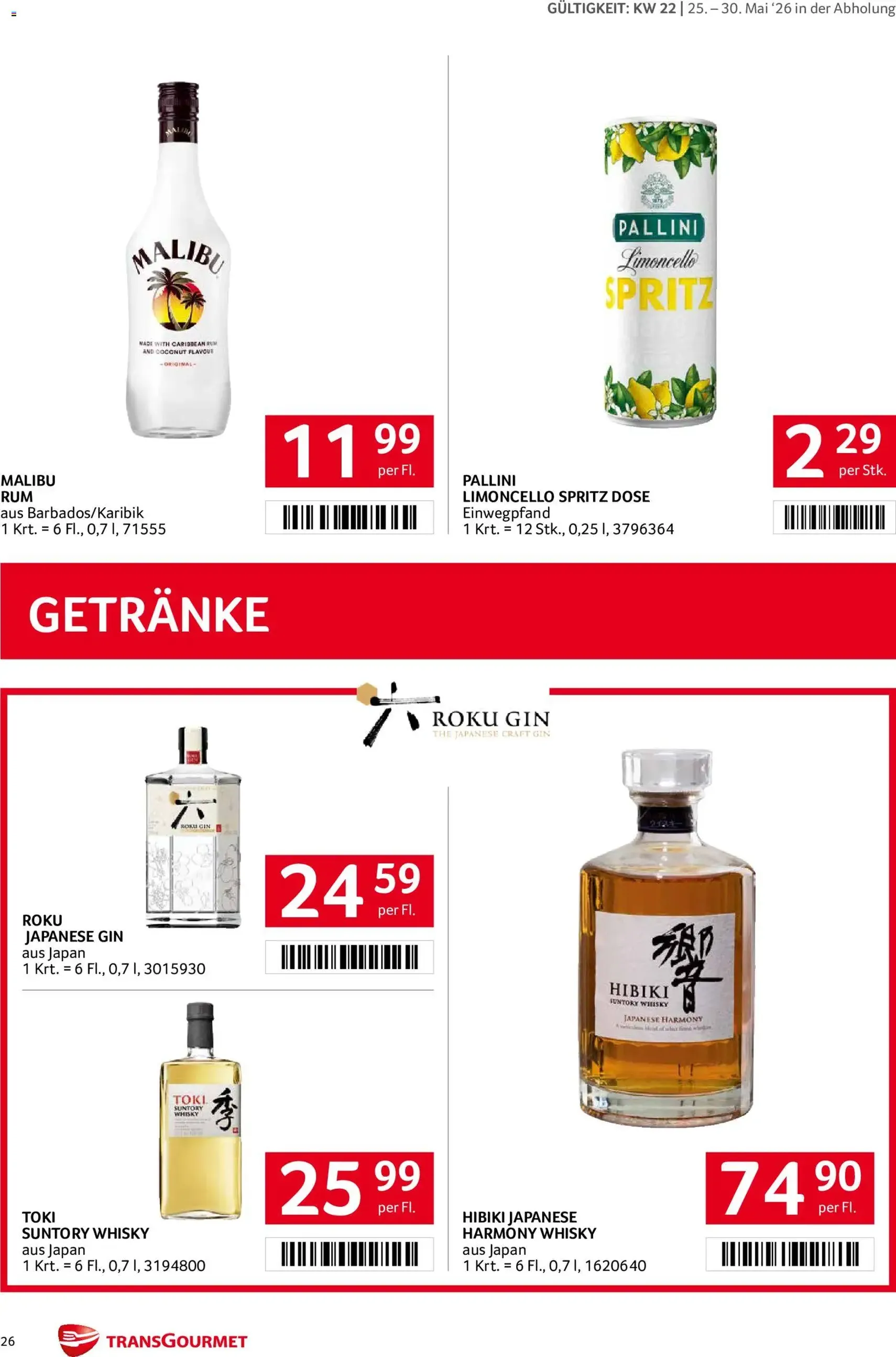 Transgourmet Flugblatt - Gültiger Prospekt ab 25.05.2026, Seite 25 von insgesamt 35