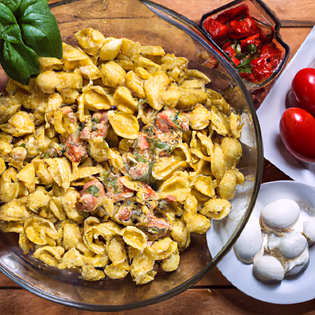 Tortellini Auflauf mit Tomaten & Mozzarella Rezept - Rezeptvorschau