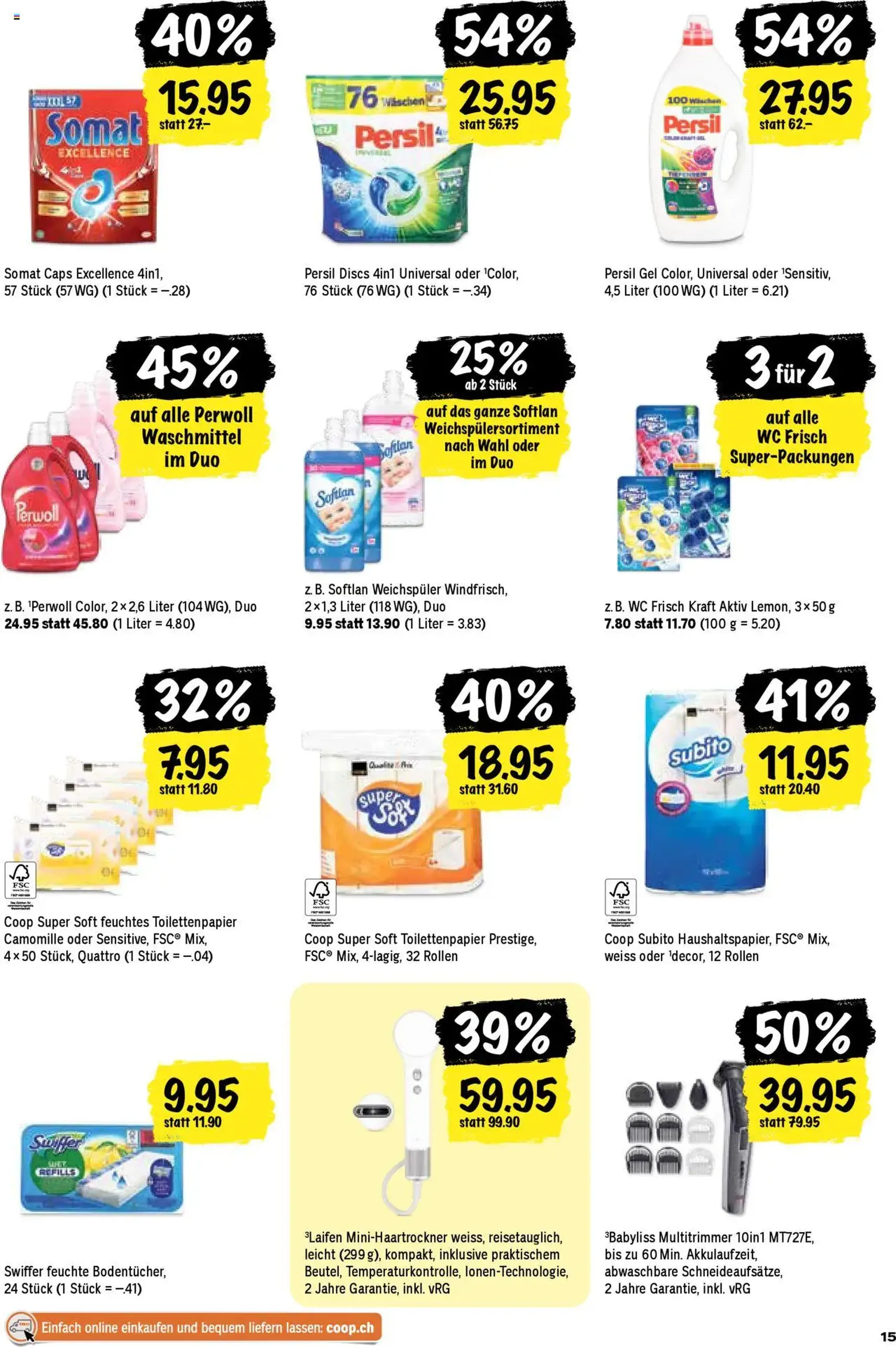 Coop Aktionen - Gültiger Prospekt ab 07.08.2025, Seite 15 von insgesamt 24 Coop Aktionen - Gültiger Prospekt ab 07.08.2025, Seite 15 von insgesamt 24