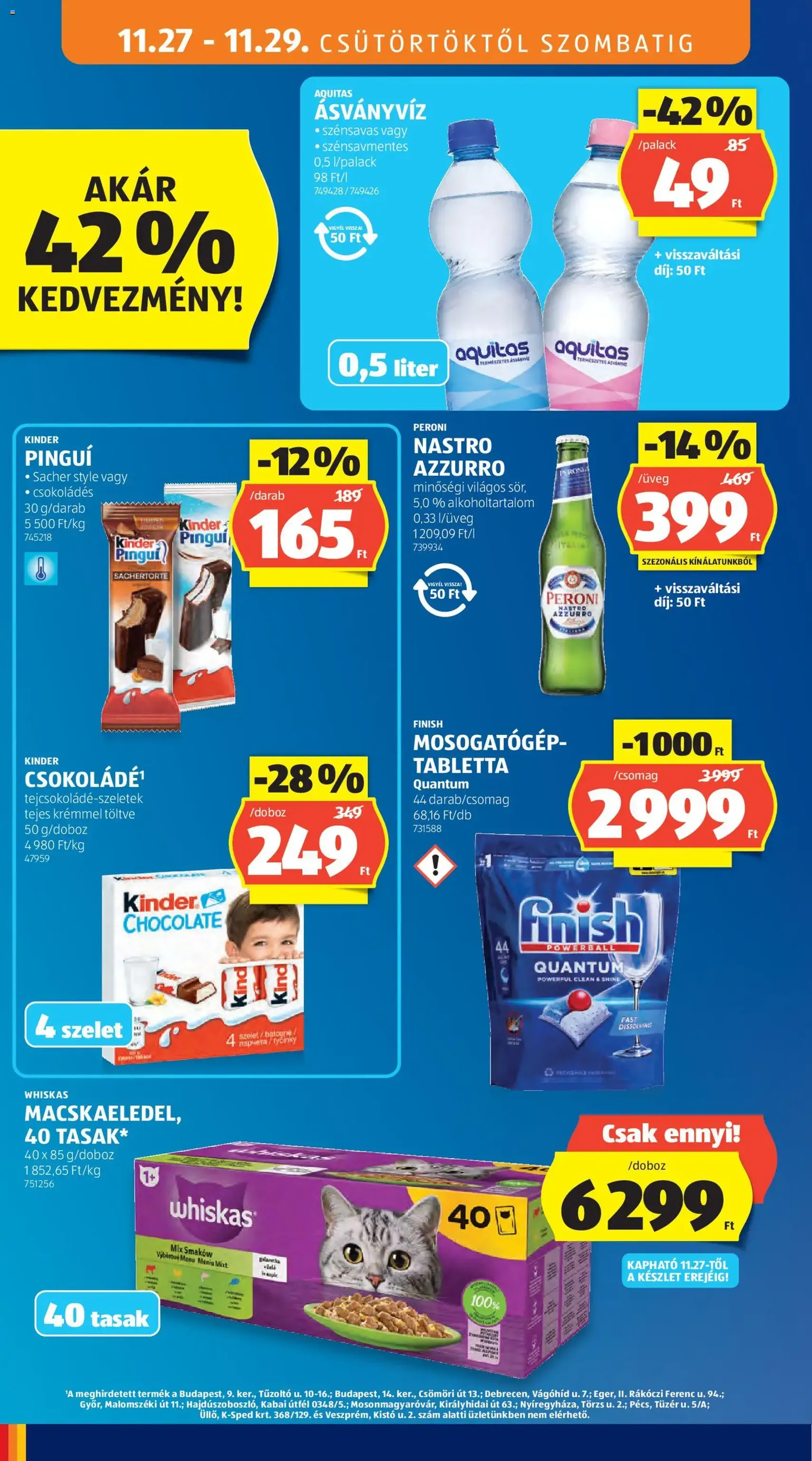 Aldi Black Friday - 2025.11.27. érvényes szórólap 12 oldal 62 oldalból