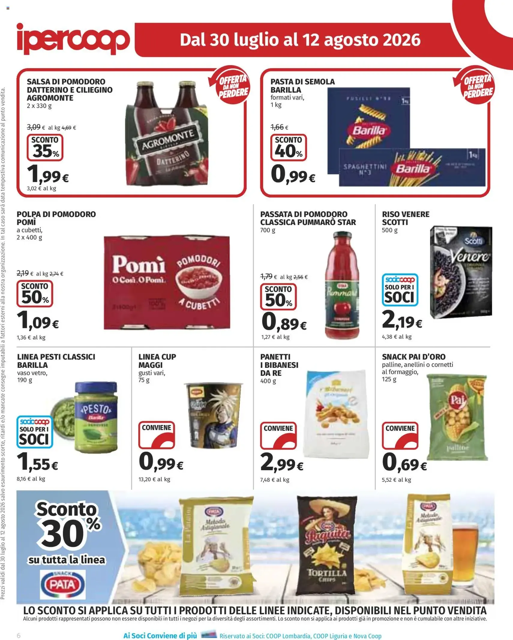 Ipercoop volantino - volantino valido dal 30/07/2026 pagina 6 di 40