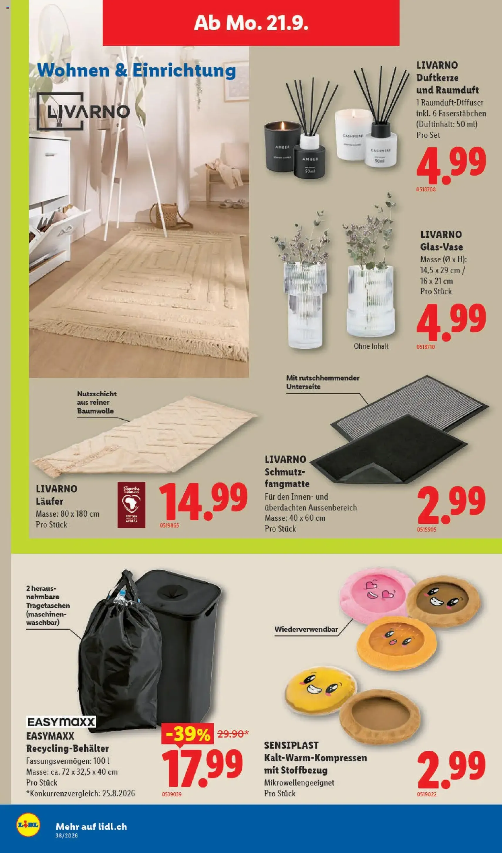 Lidl aktionen - Gültiger Prospekt ab 17.09.2026, Seite 26 von insgesamt 32