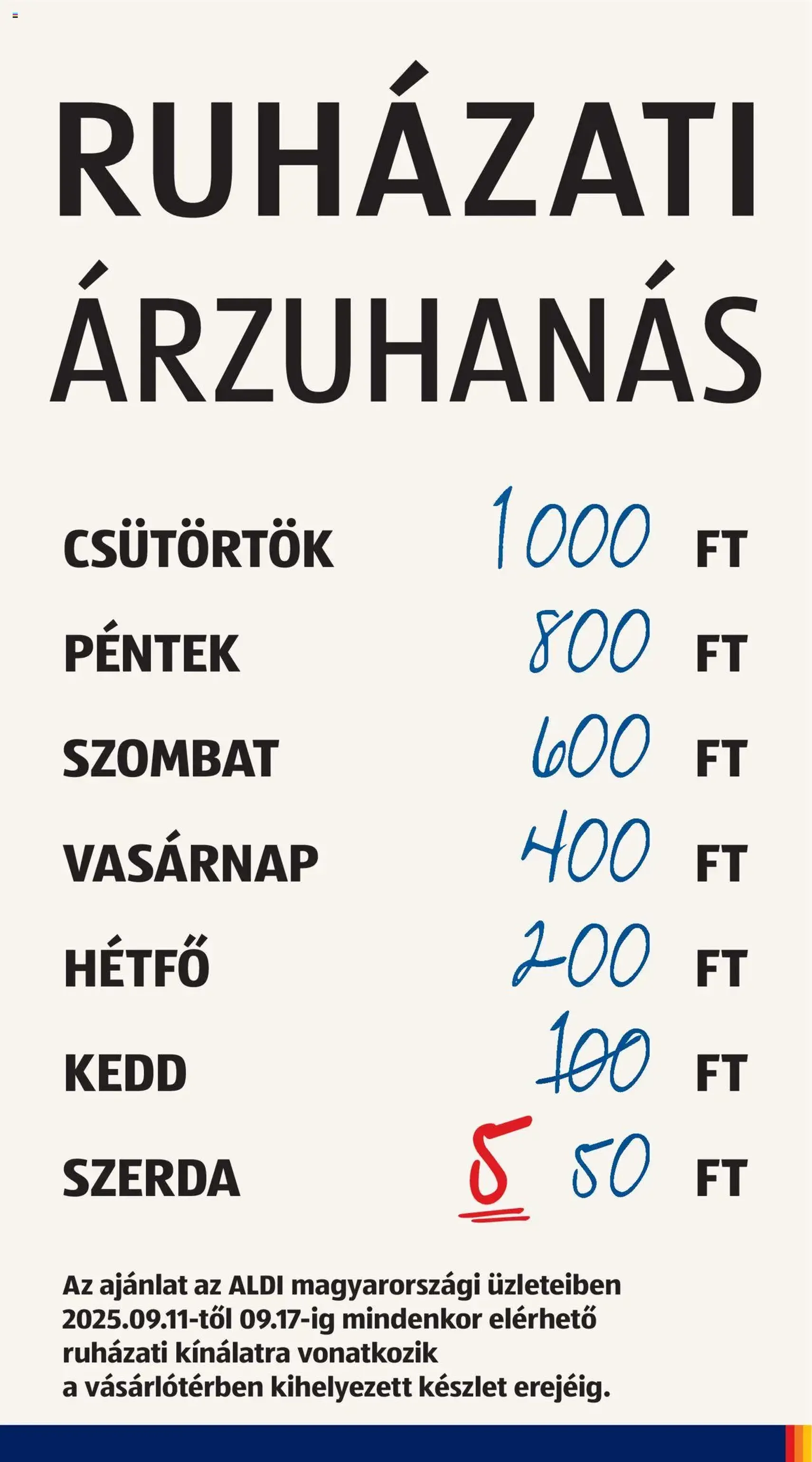 Aldi Akciós újság - 2025.09.11. érvényes szórólap 9 oldal 46 oldalból Aldi Akciós újság - 2025.09.11. érvényes szórólap 9 oldal 46 oldalból