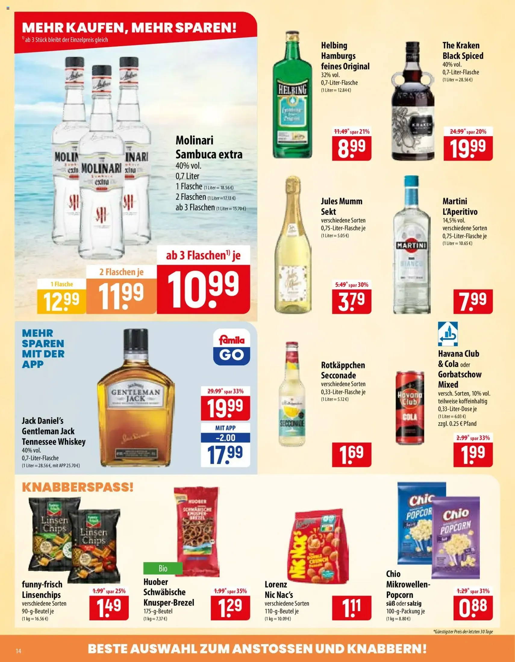 Famila Prospekt - Gültiger Prospekt ab 03.08.2026, Seite 14 von insgesamt 24
