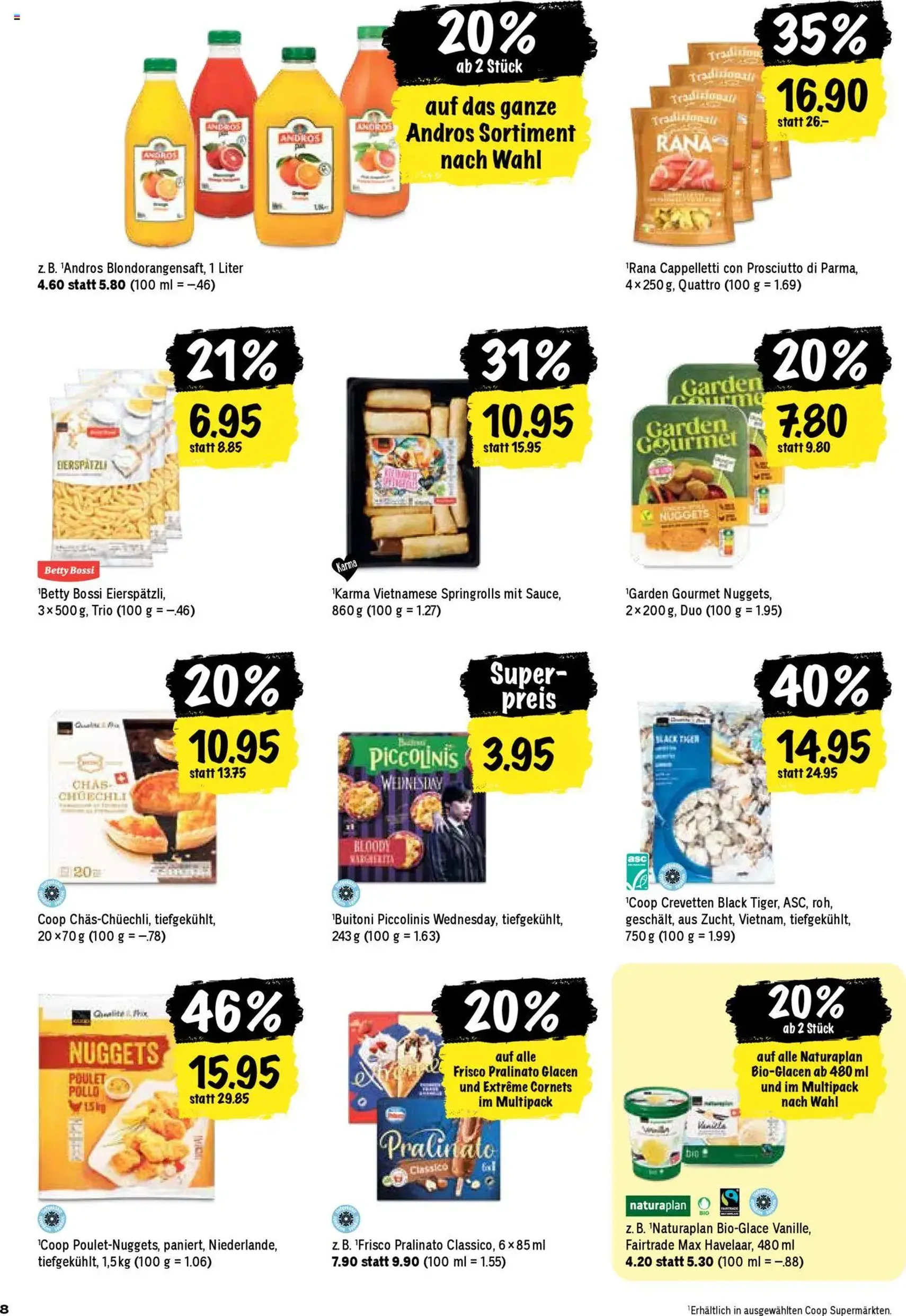 Coop Aktionen - Gültiger Prospekt ab 16.10.2025, Seite 8 von insgesamt 24 Coop Aktionen - Gültiger Prospekt ab 16.10.2025, Seite 8 von insgesamt 24