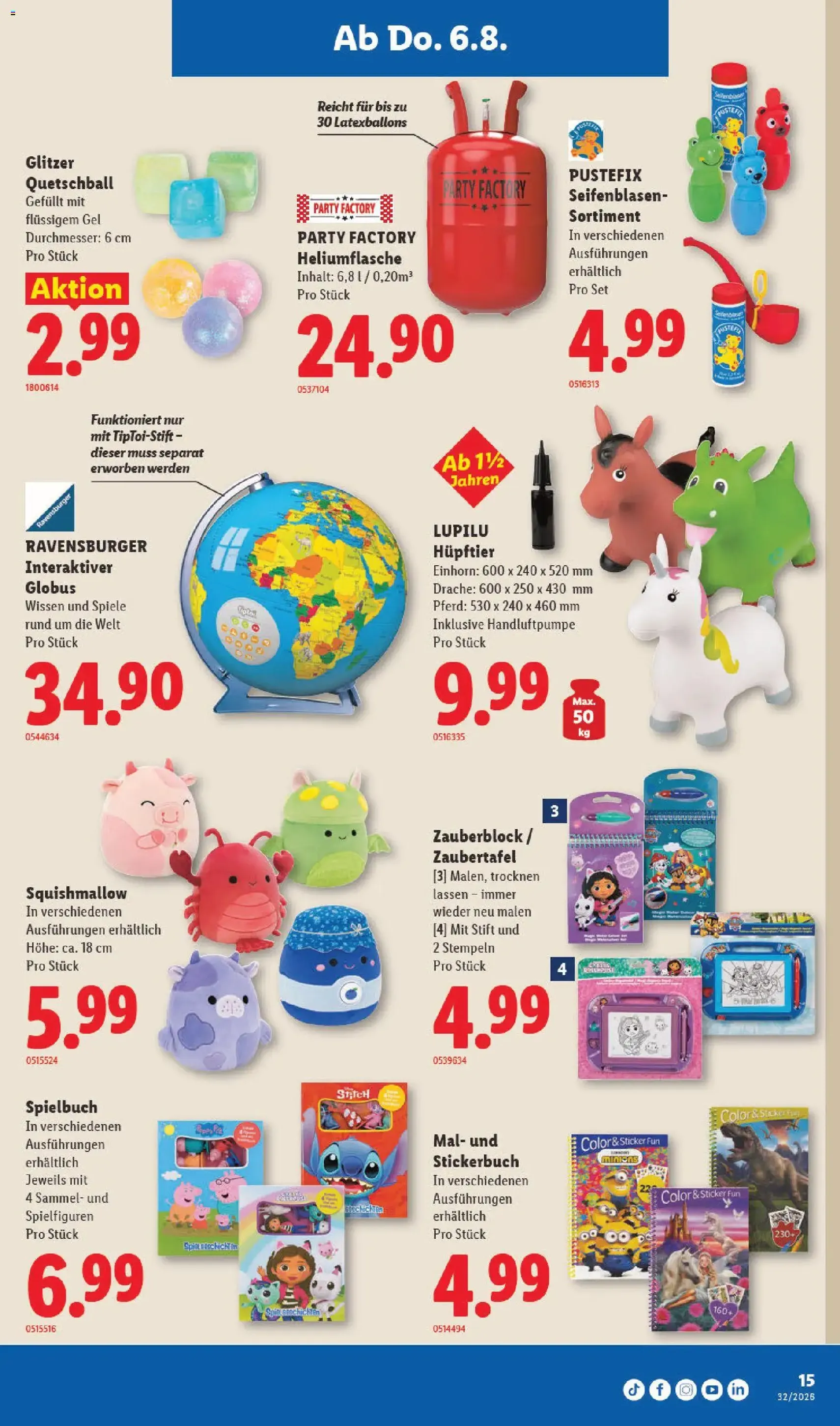 Lidl aktionen - Gültiger Prospekt ab 06.08.2026, Seite 15 von insgesamt 32