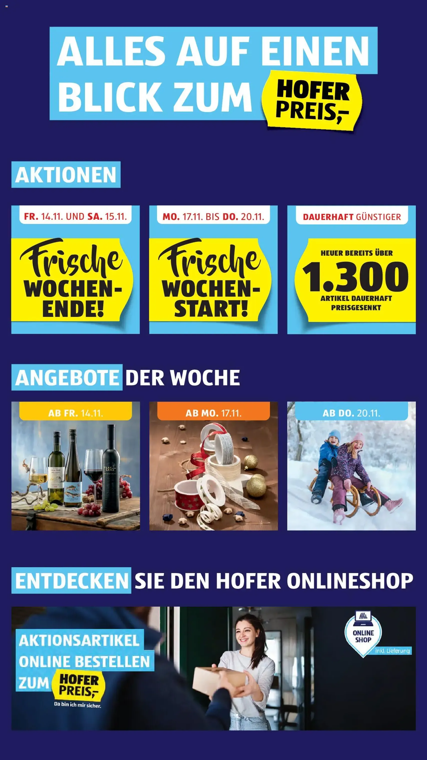 Hofer - Black Friday - Gültiger Prospekt ab 14.11.2025, Seite 2 von insgesamt 53