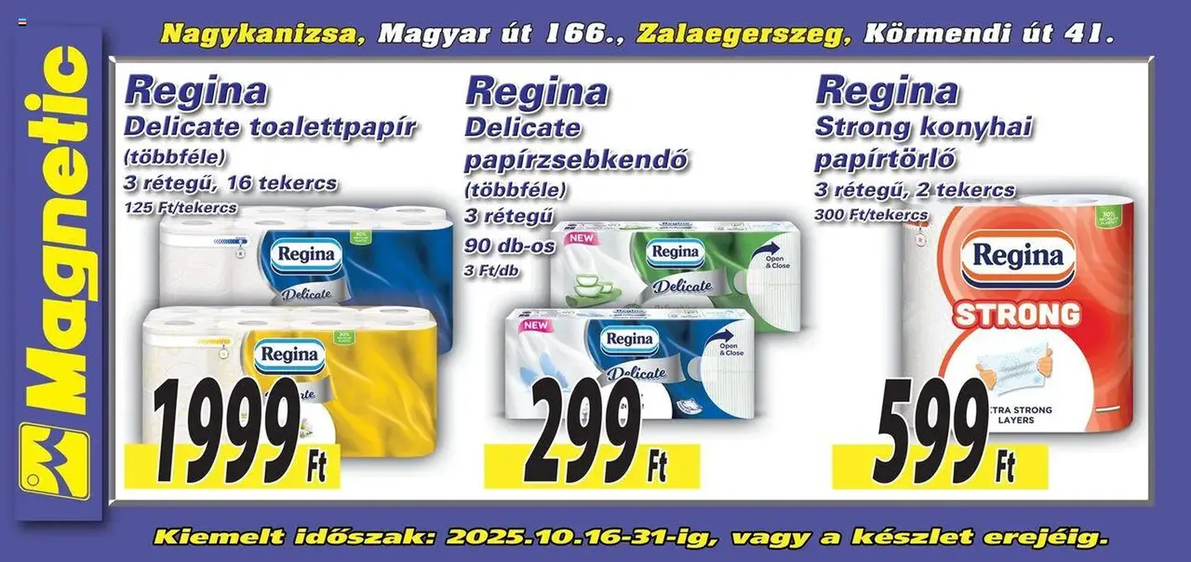 Magnetic - Óriásplakátok - 2025.10.16. érvényes szórólap 3 oldal 5 oldalból