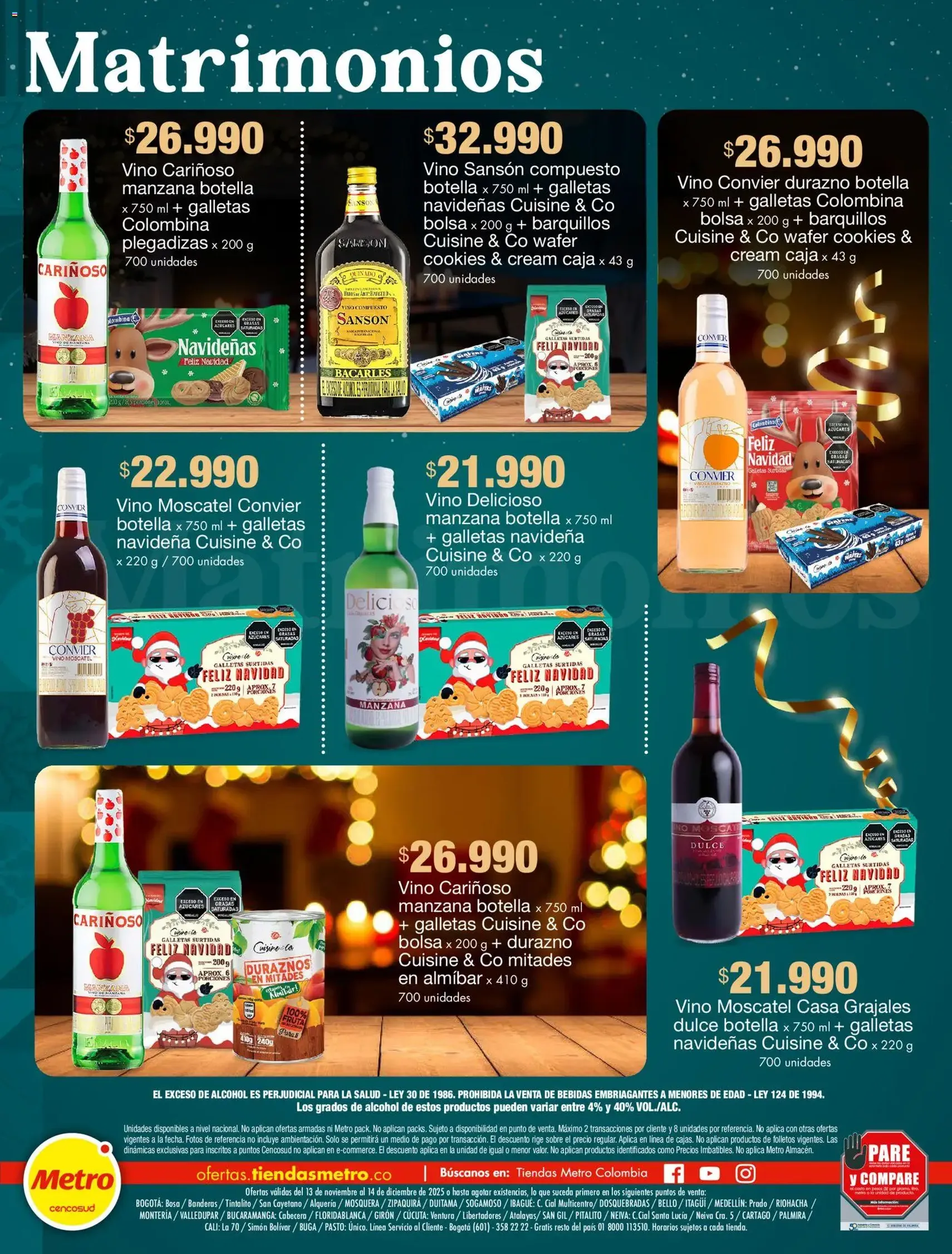 Metro - Anchetas Navideñas 2025 - folleto válido desde 13/11/2025 página 9 de 9