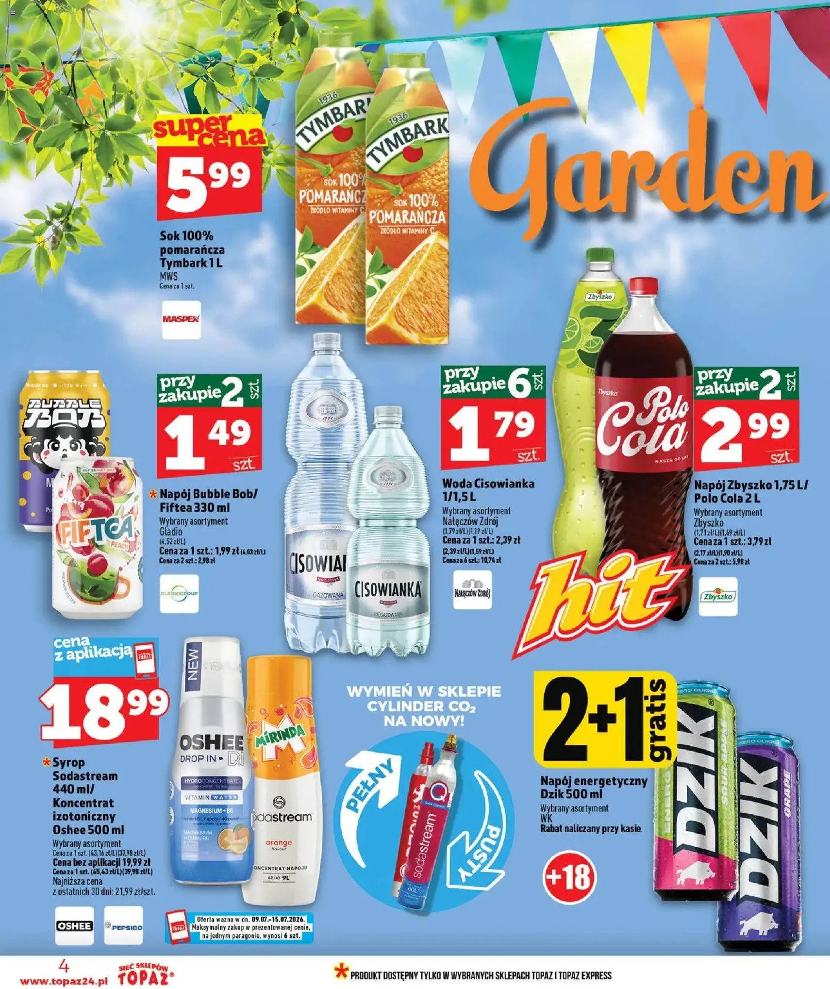Topaz gazetka - ważny gazetka od 09.07.2026 strona 4 z 38