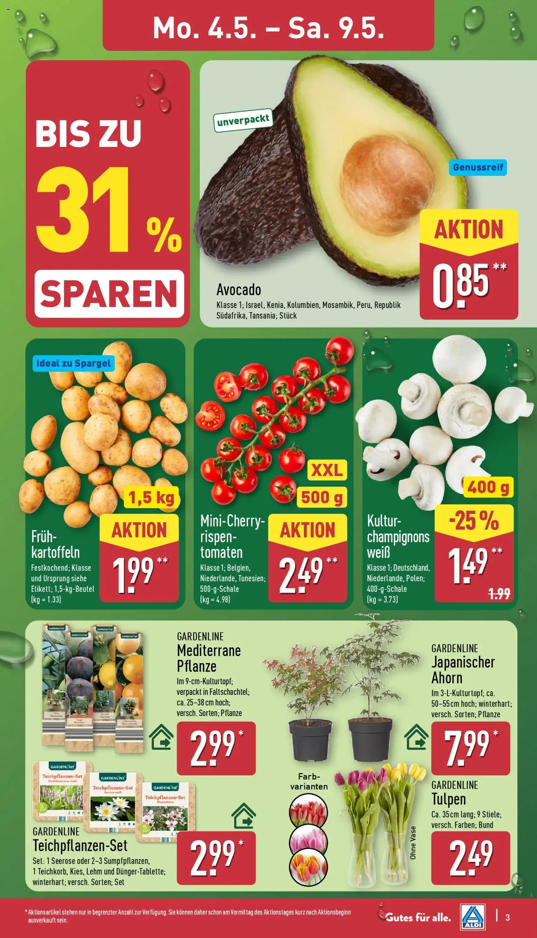 Aldi Prospekt - Gültiger Prospekt ab 04.05.2026, Seite 3 von insgesamt 39