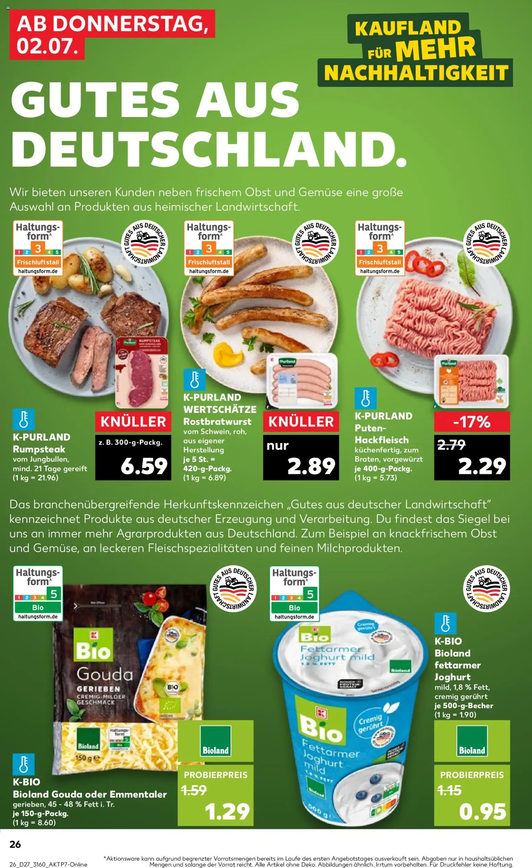 Kaufland Prospekt - Gültiger Prospekt ab 02.07.2026, Seite 26 von insgesamt 64