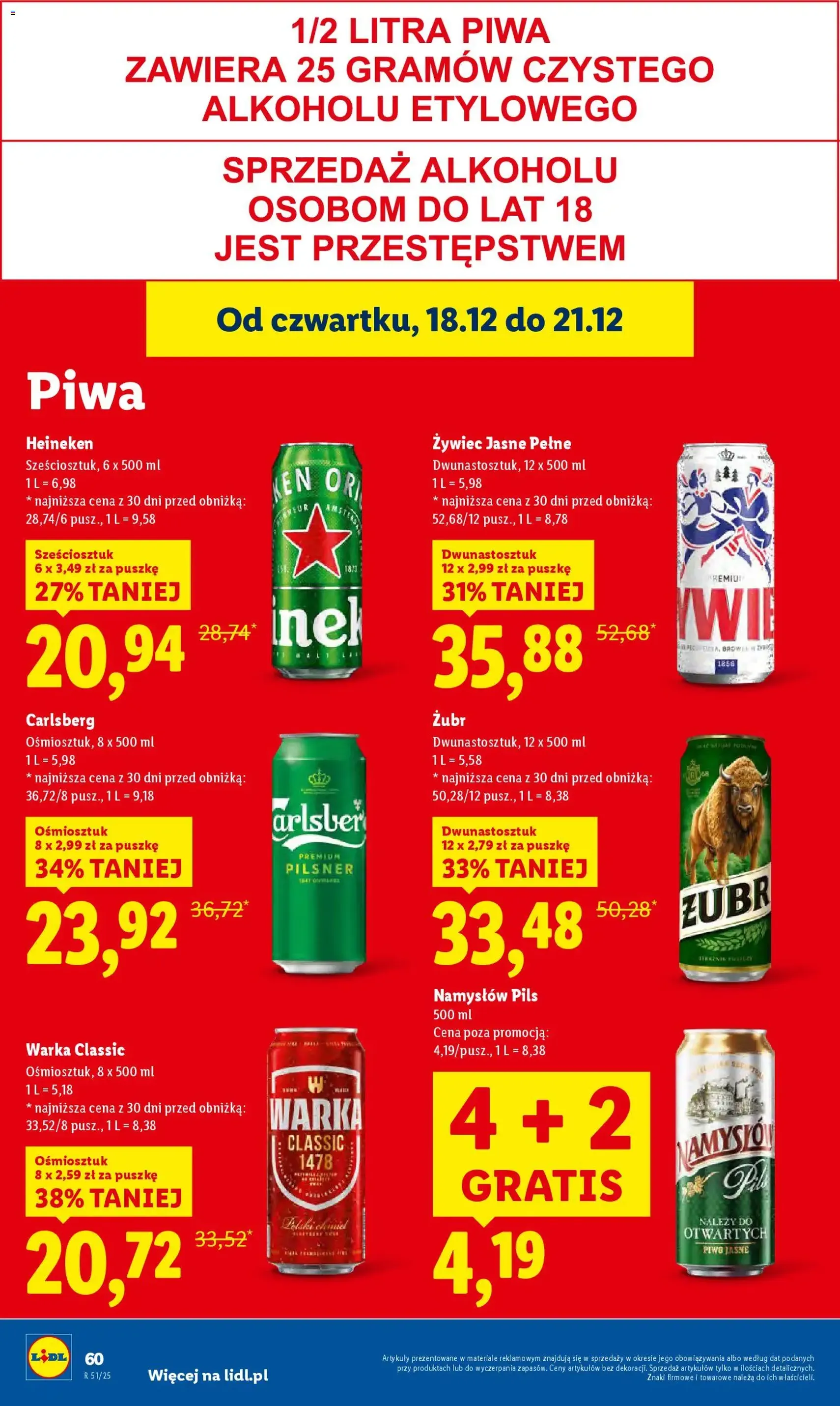 Lidl Gazetka - ważny gazetka od 18.12.2025 strona 62 z 76