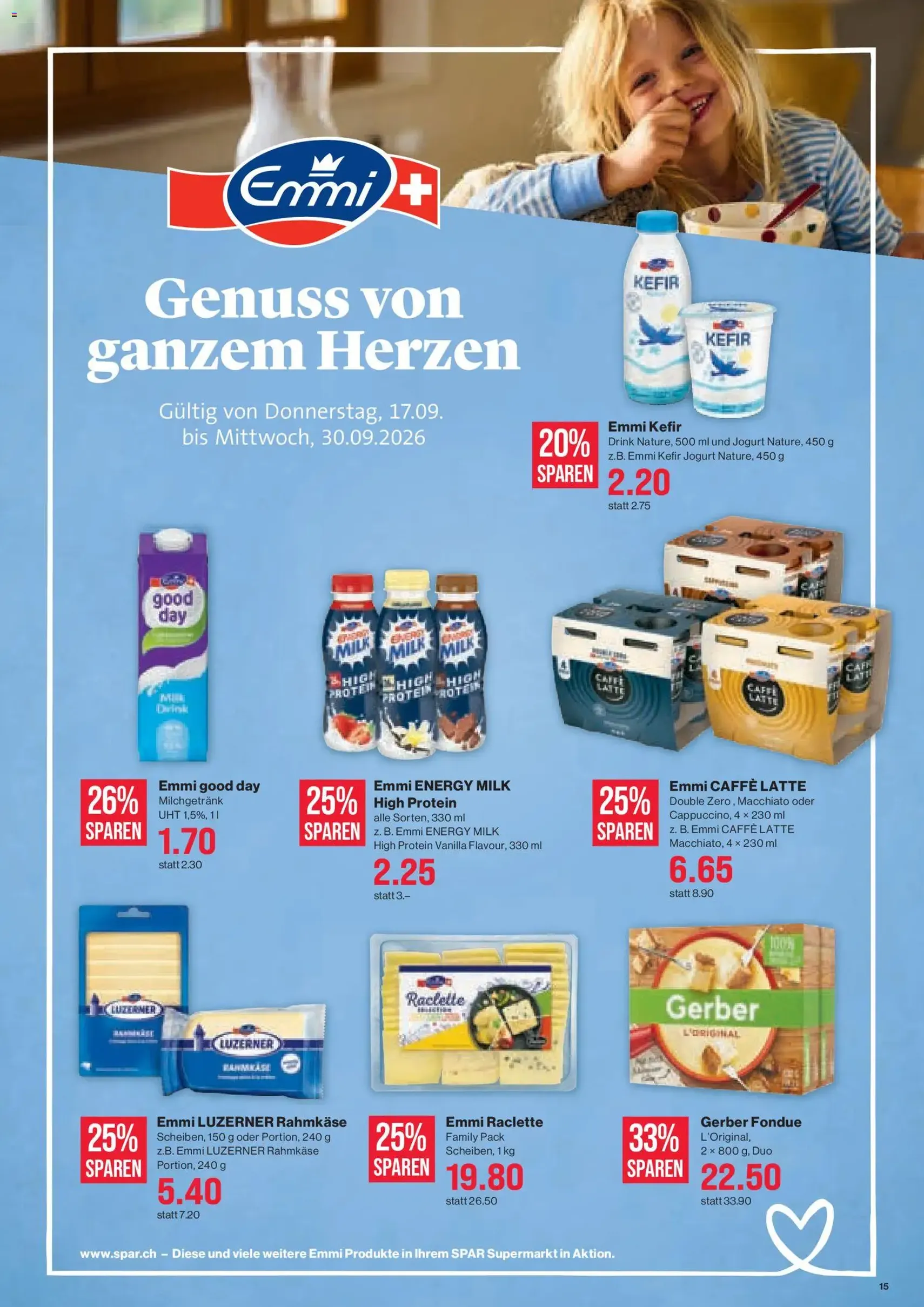 SPAR aktionen - Gültiger Prospekt ab 17.09.2026, Seite 15 von insgesamt 17