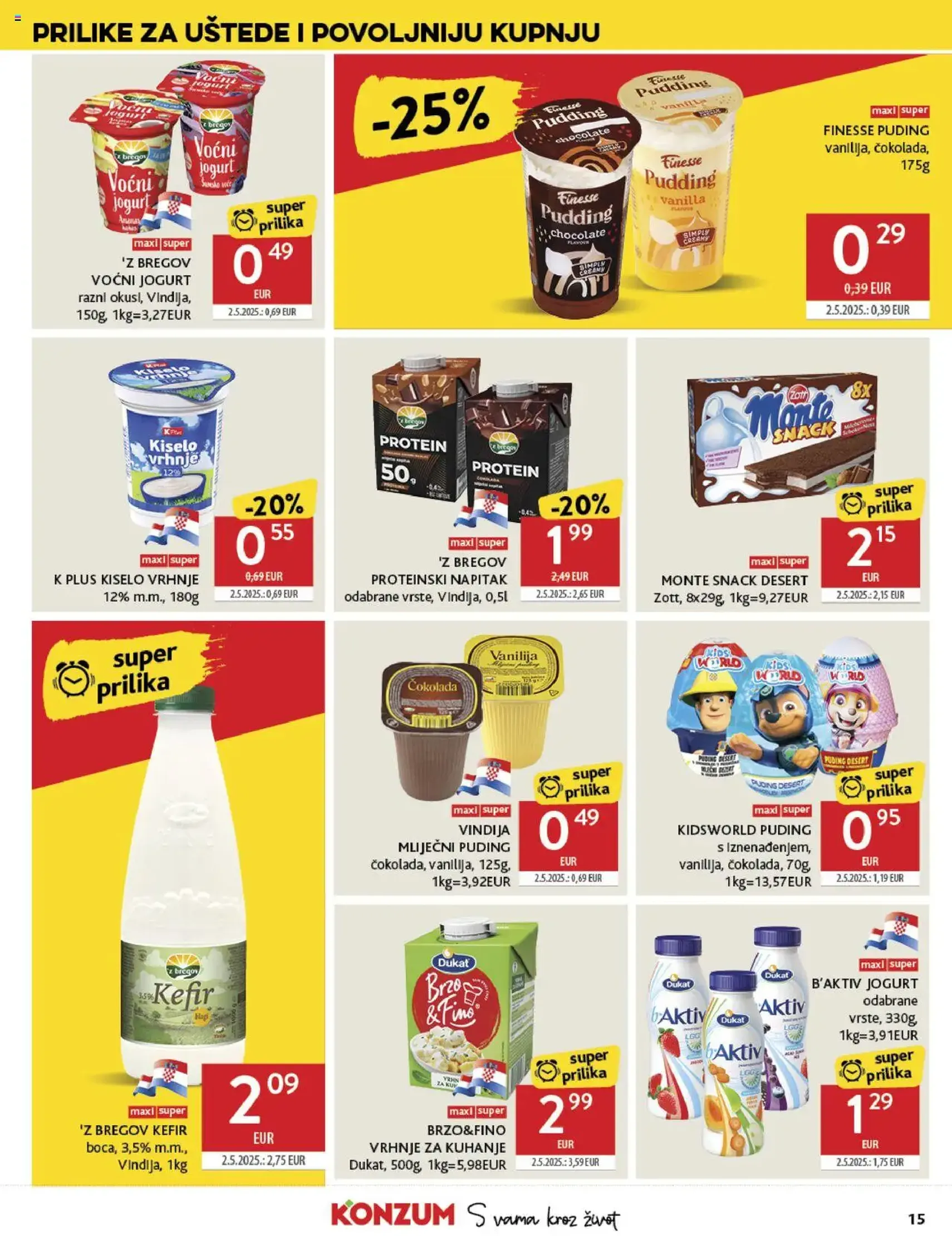Konzum HR Akciós újság - 2025.08.20. érvényes szórólap 15 oldal 38 oldalból