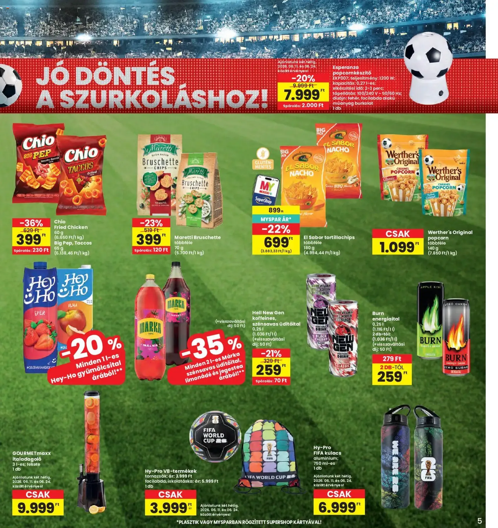 Interspar akciós újság - 2026.06.11. érvényes szórólap 5 oldal 20 oldalból