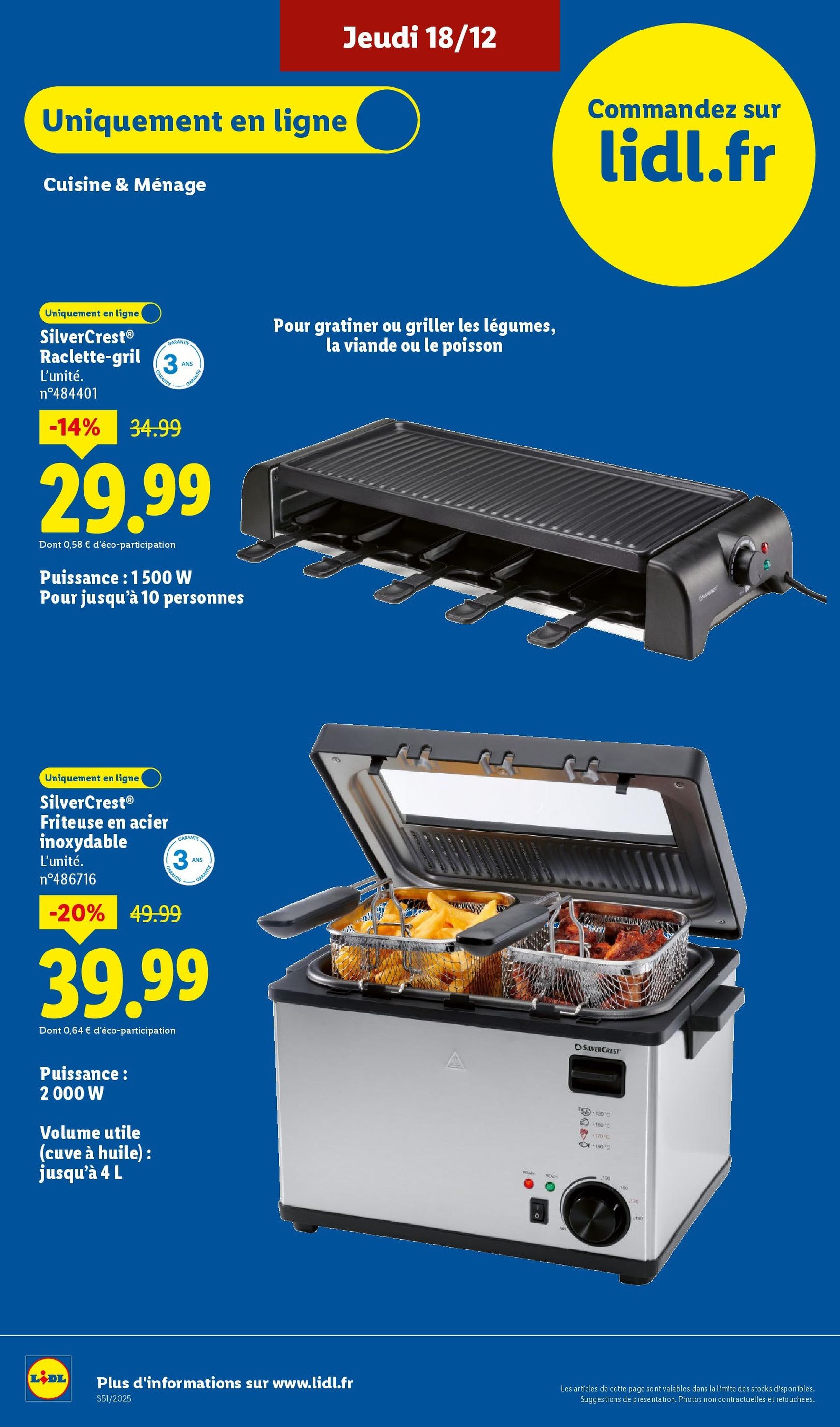 LIDL catalogue semaine 51 - brochure valable à partir du 18/12/2025, page 60 sur 87